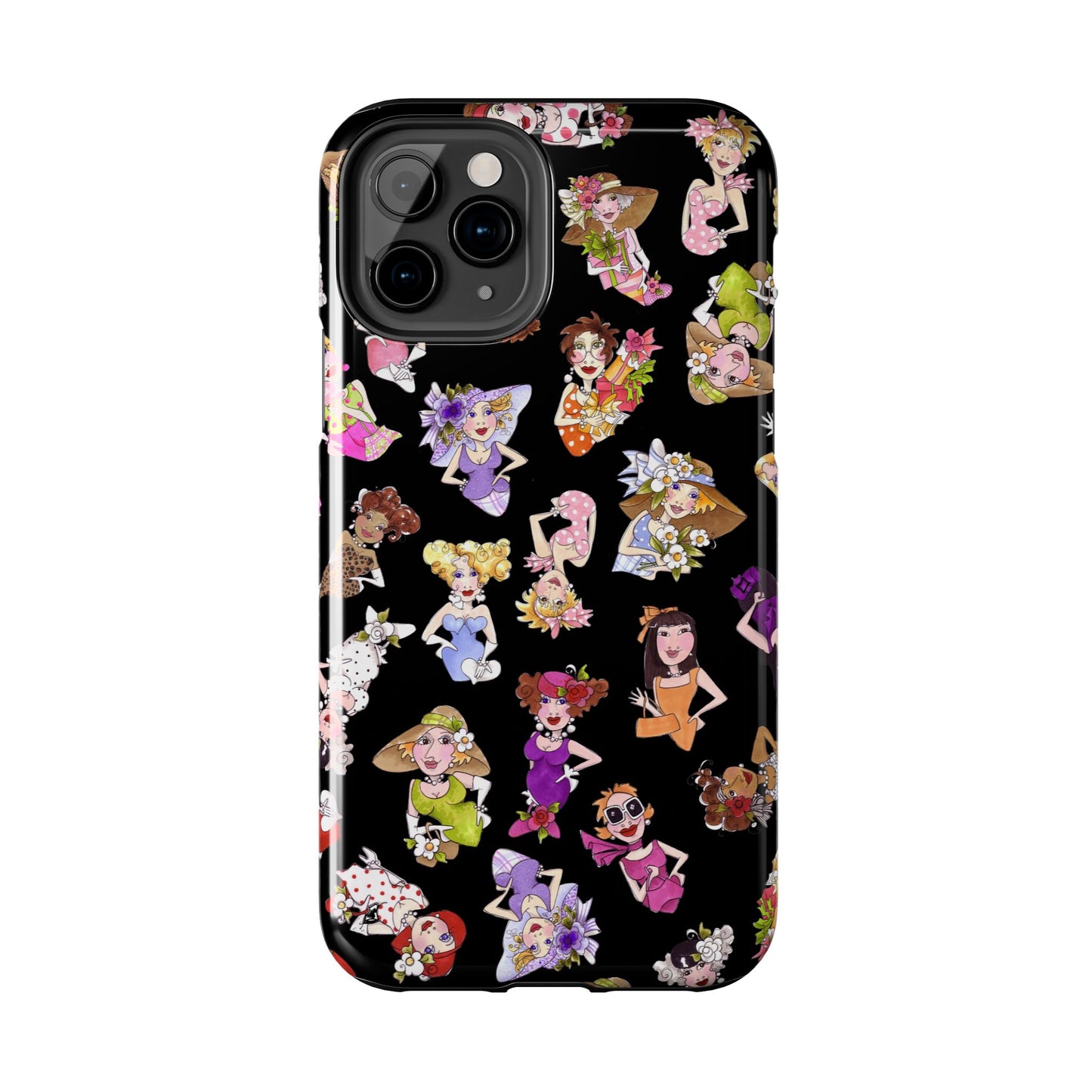 Fast Women Tossed Black Phone Case