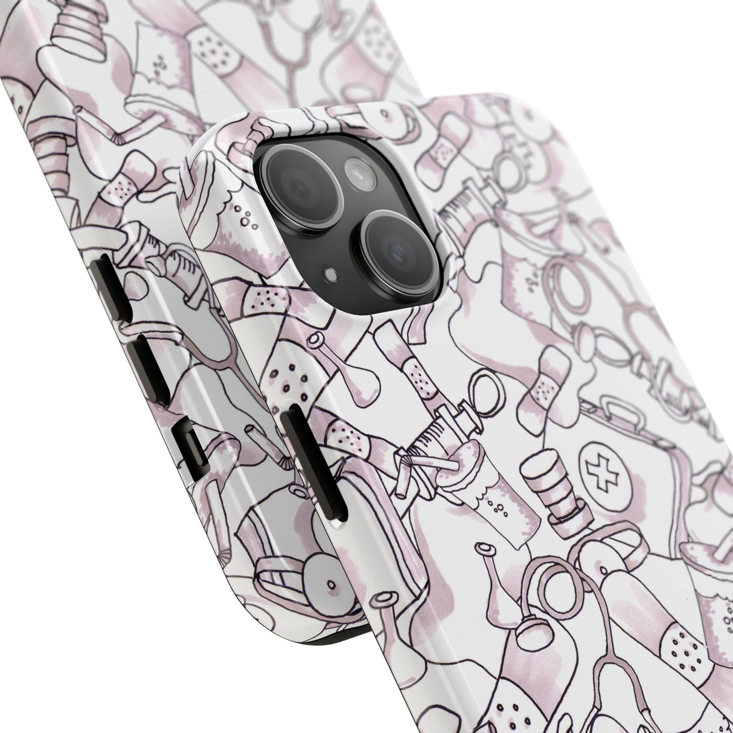 Med Stuff White Phone Case