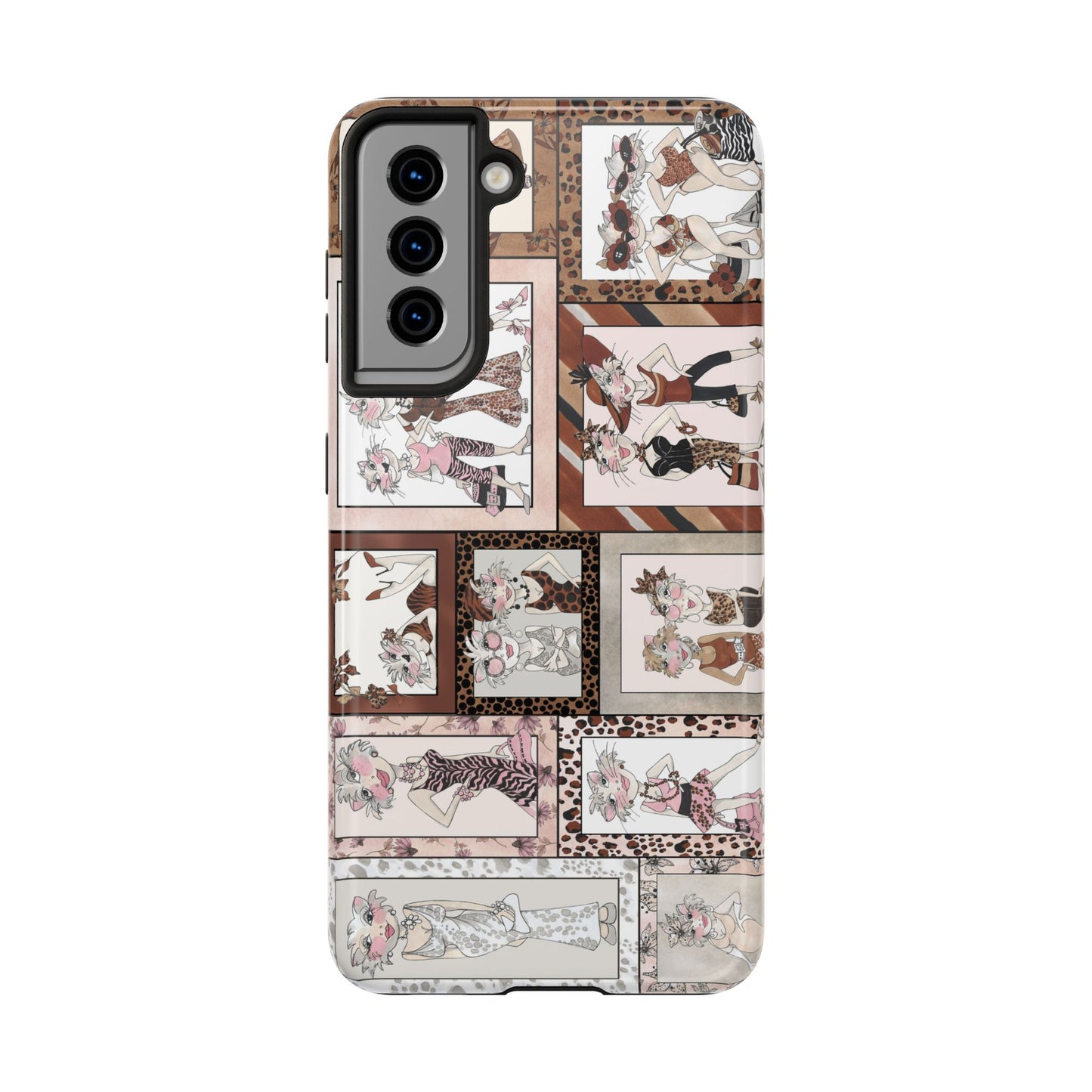 Wild Cat Woman Phone Case