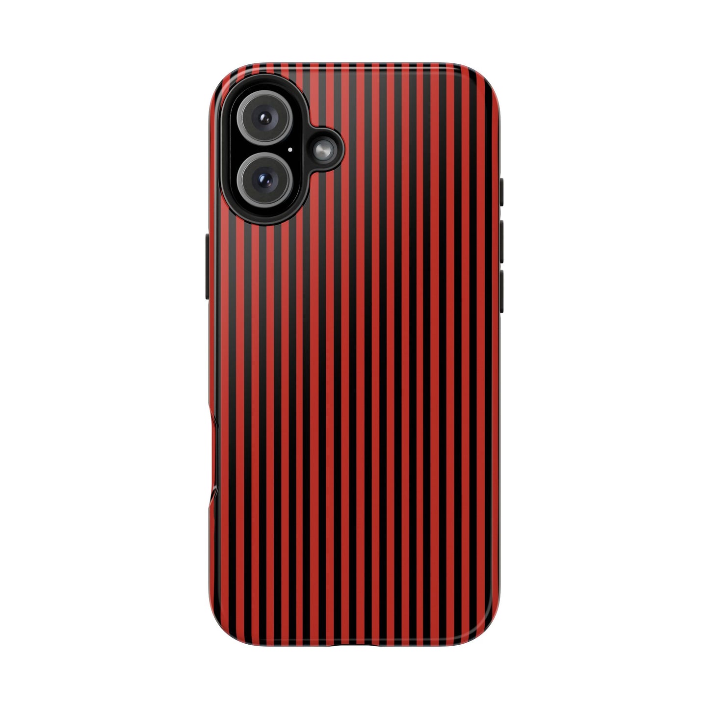 Stripe Red / Black Phone Case