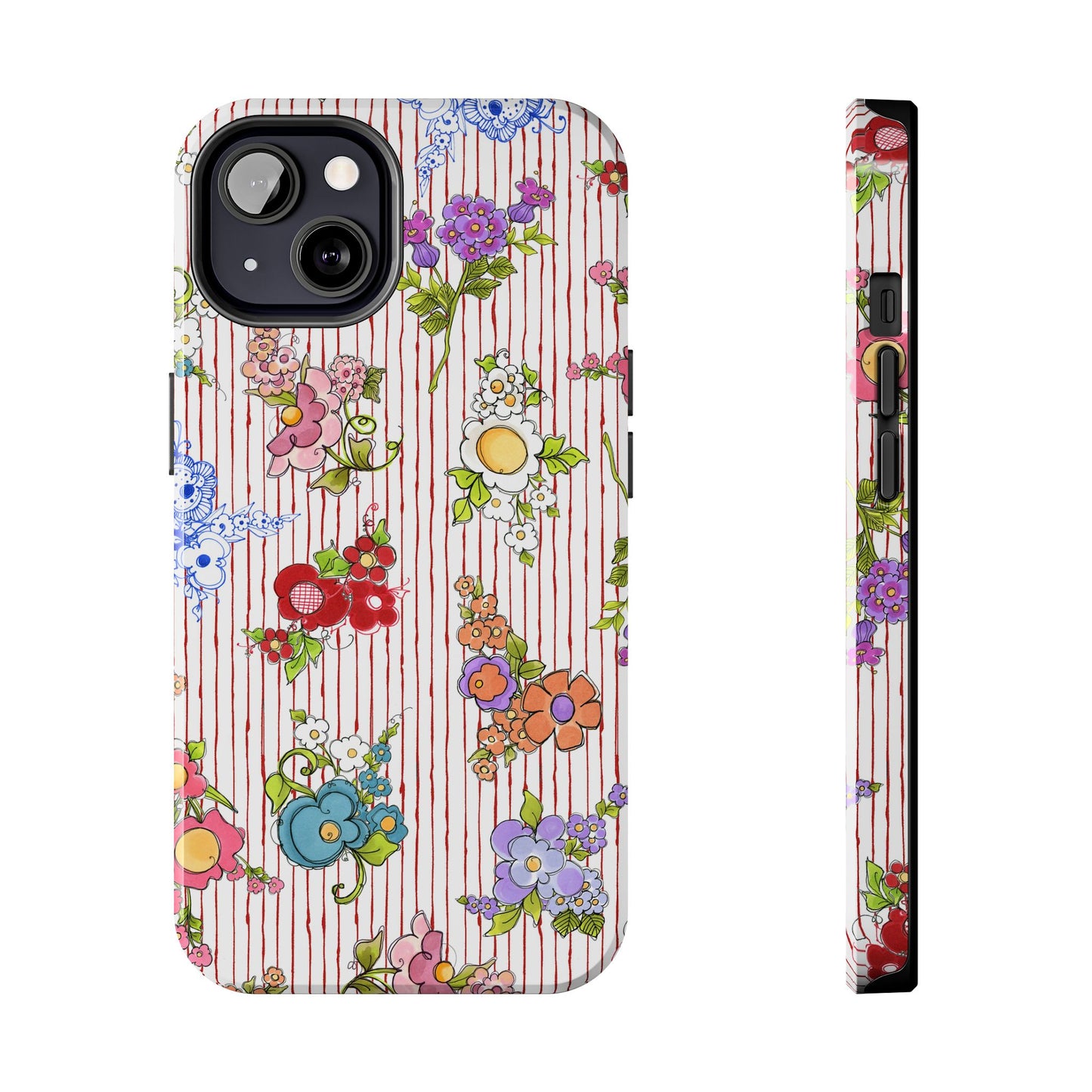 Mixed Bouquets Red / White Phone Case