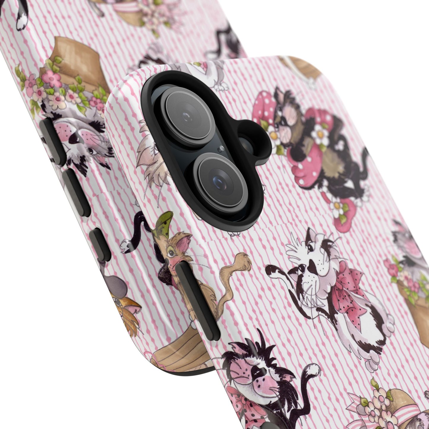 Fancy Cats Pink Phone Case