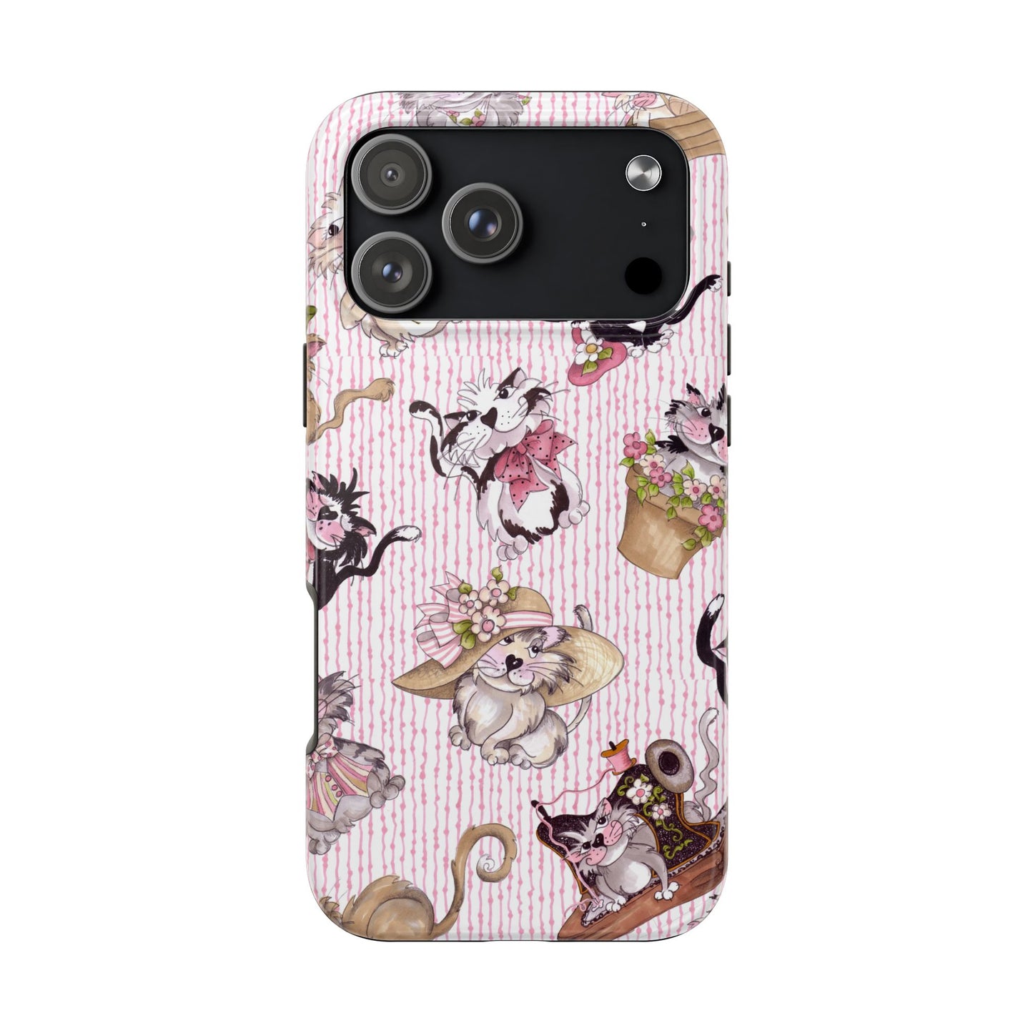 Fancy Cats Pink Phone Case