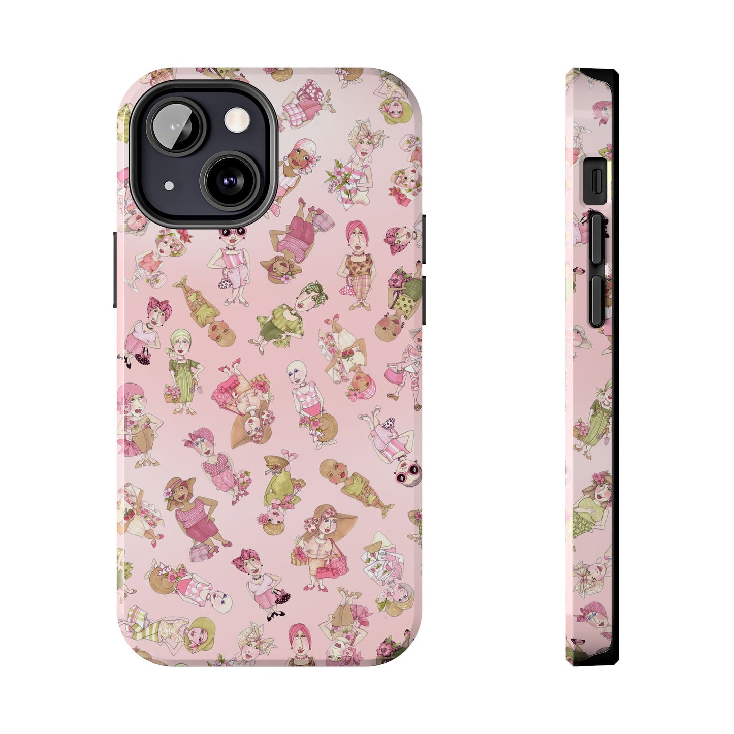 Tossed Ladies Pink Phone Case