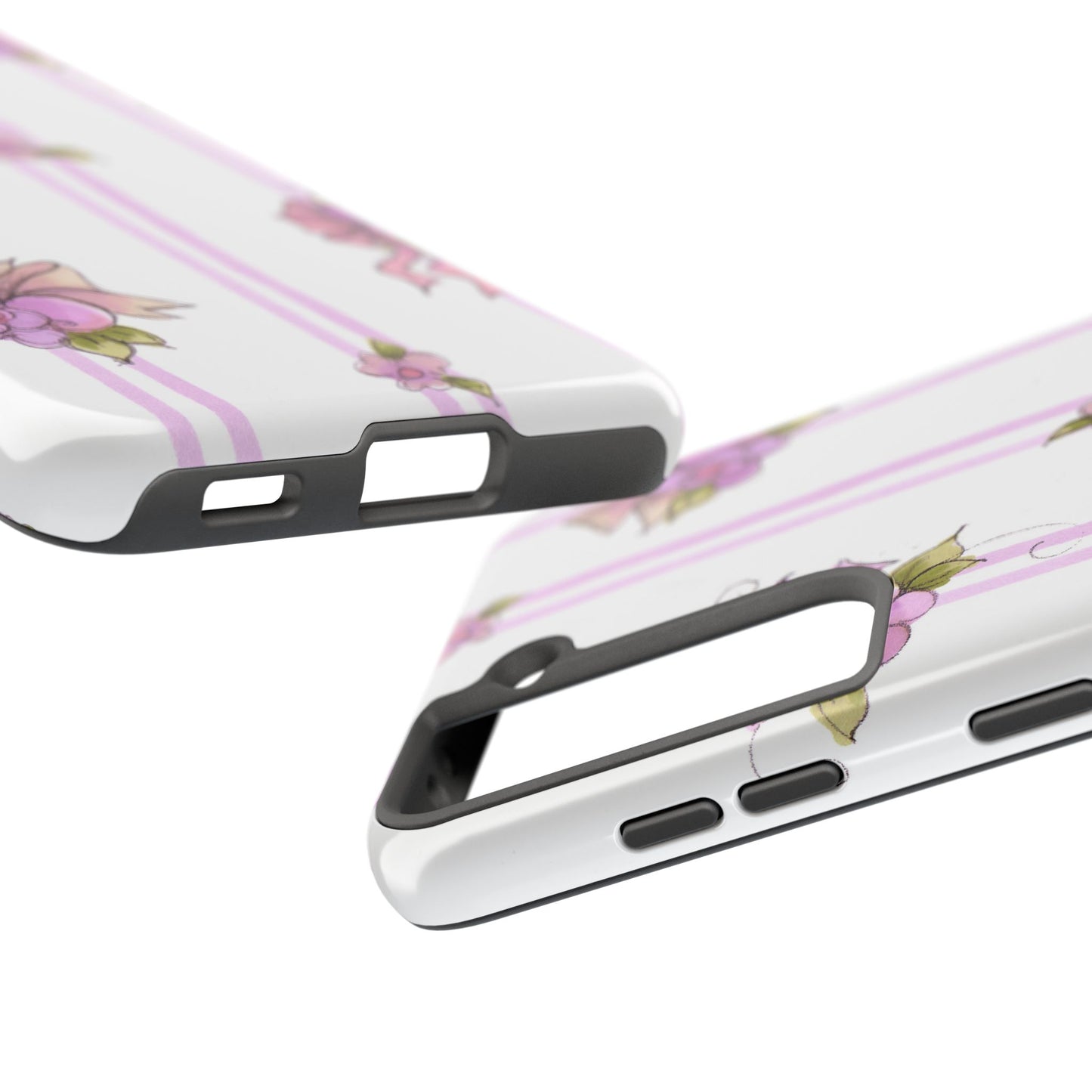 Flower Model Flower Stripe Phone Case