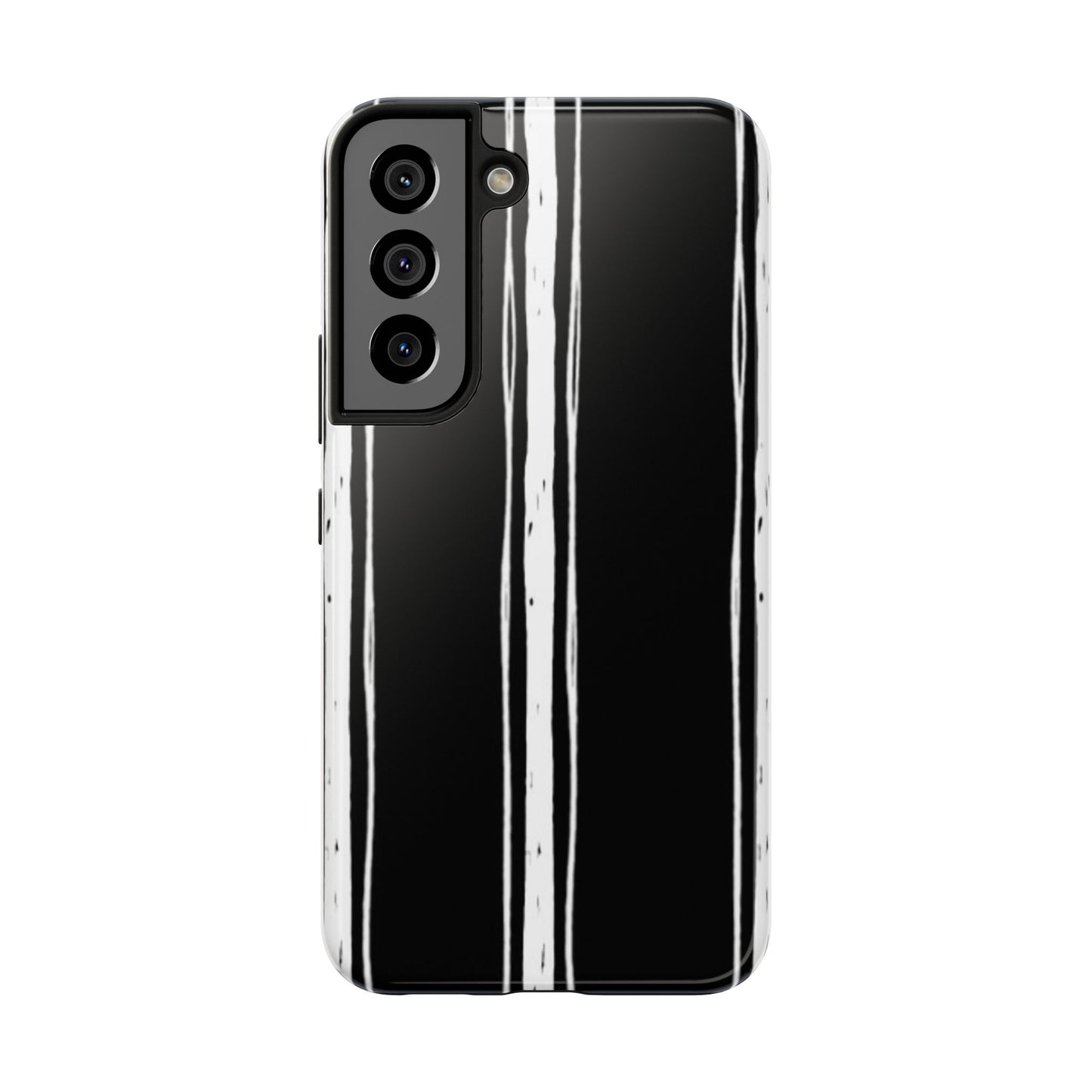 Black / White Stripe Phone Case
