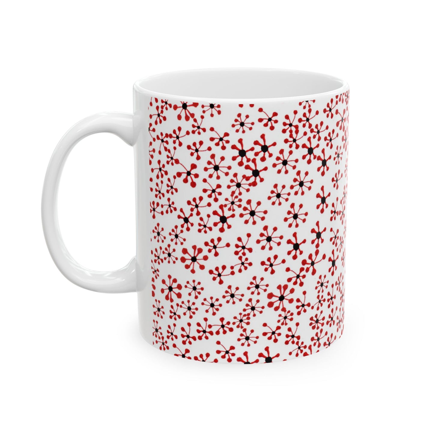 Flock of Red Daisies Cup