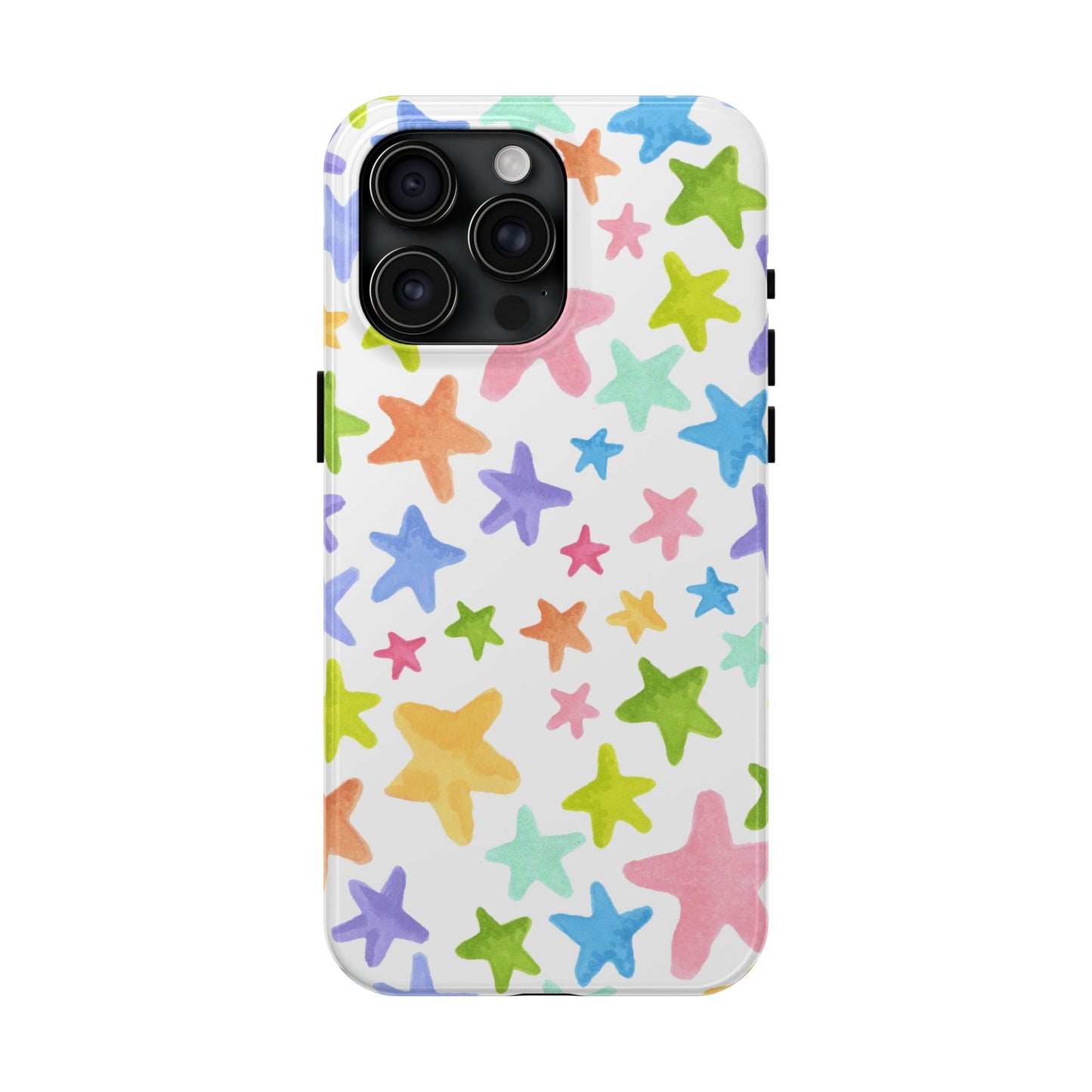 Happy Stars White Phone Case