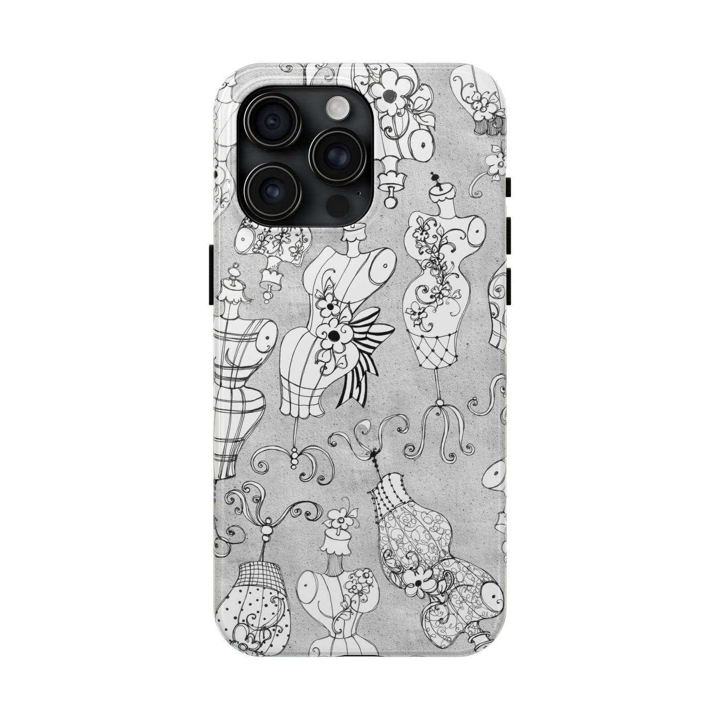 Mannequineque Silver Phone Case