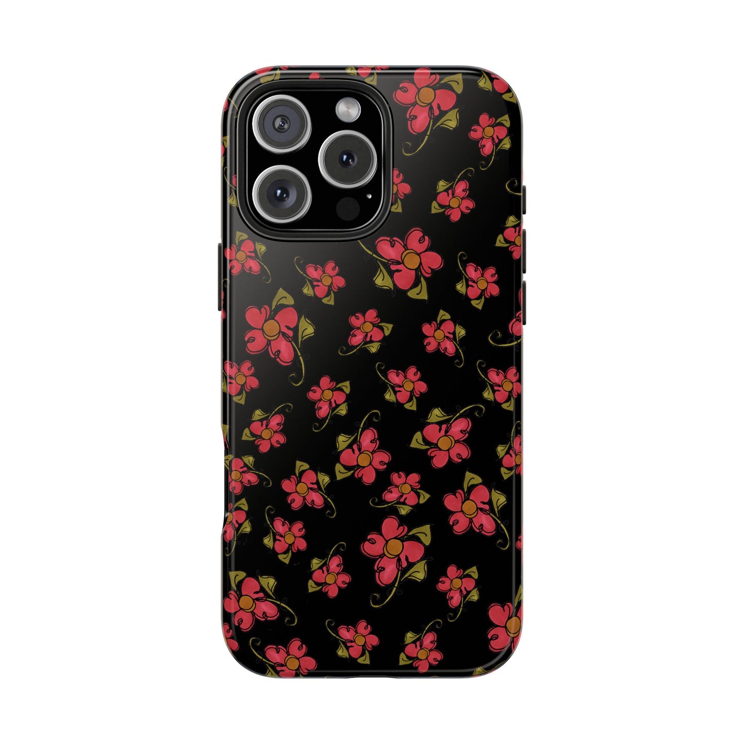 Daisy Caper Black Phone Case