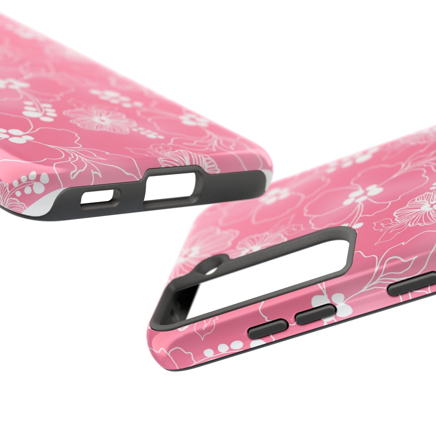Lacey Hibiscus Pink Phone Case