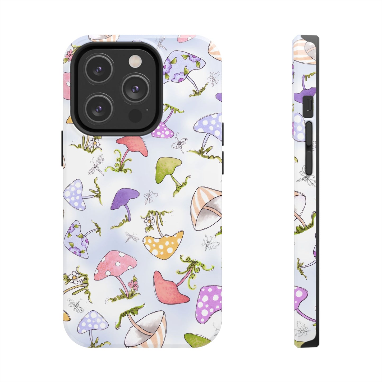 Mushroom Toss Blue Phone Case