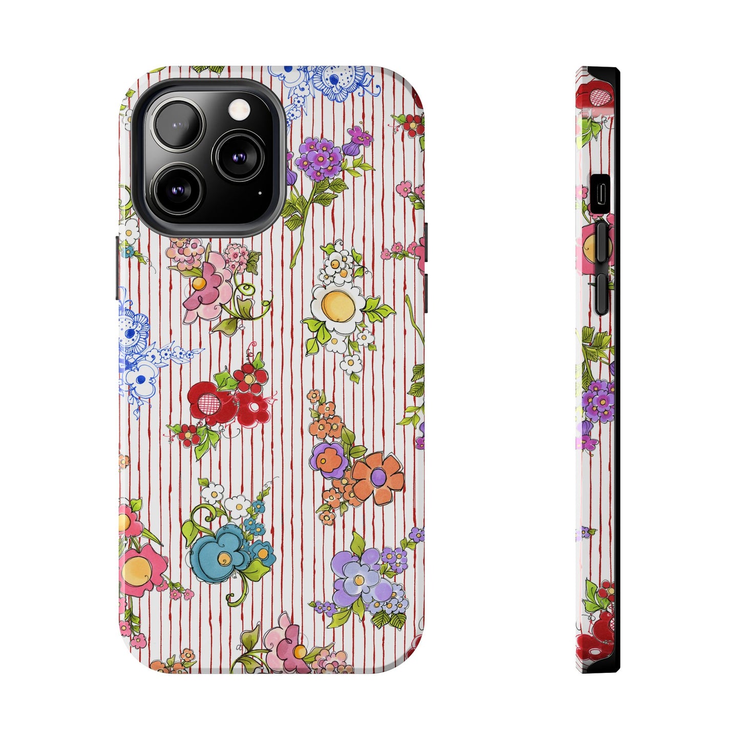 Mixed Bouquets Red / White Phone Case