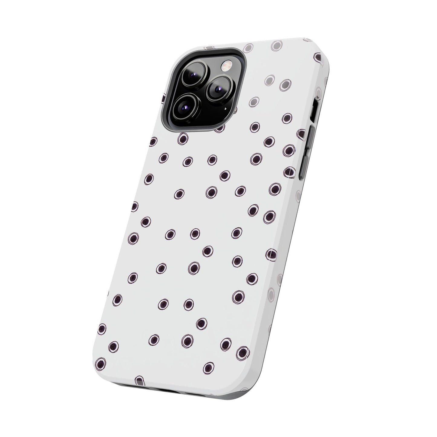 Halo Dots White Phone Case