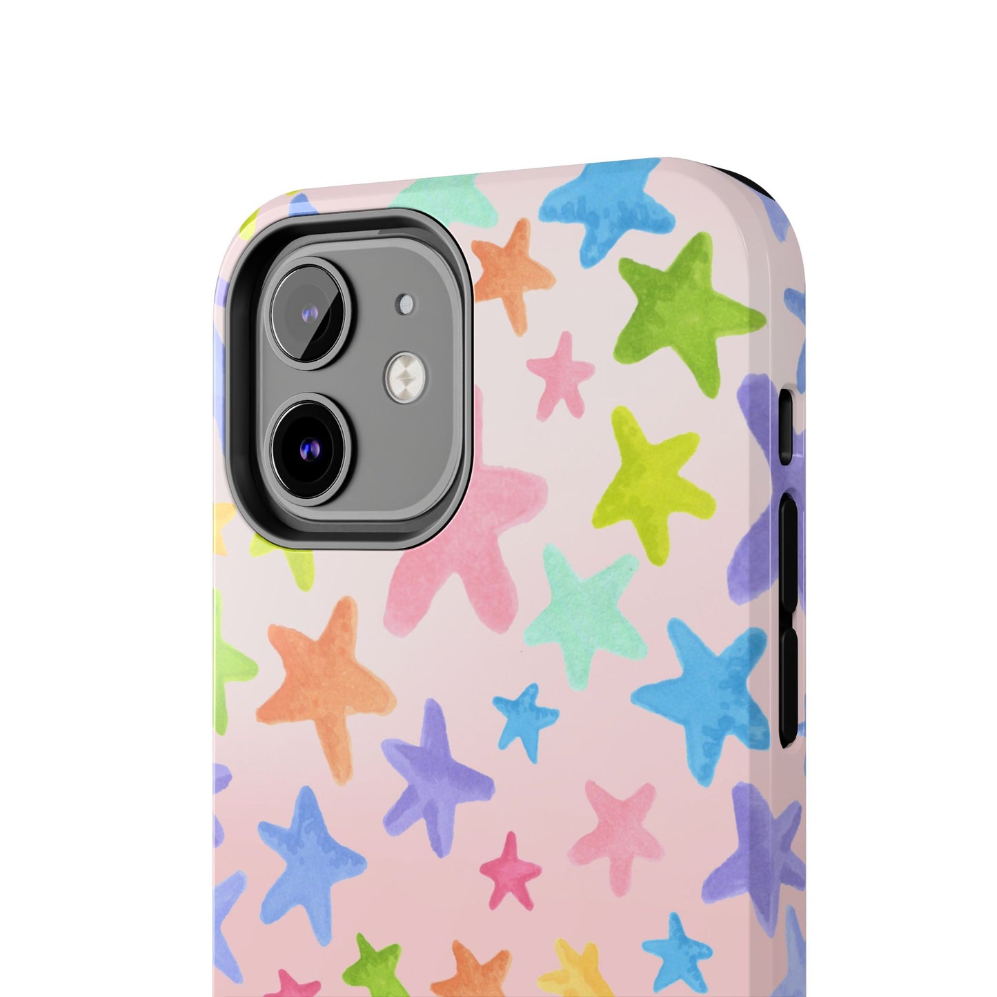 Happy Stars Pink Phone Case