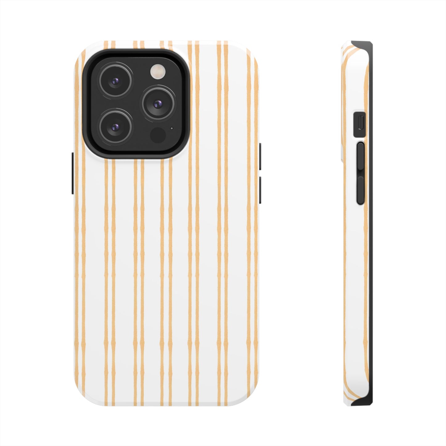Double Stripe Yellow Phone Case