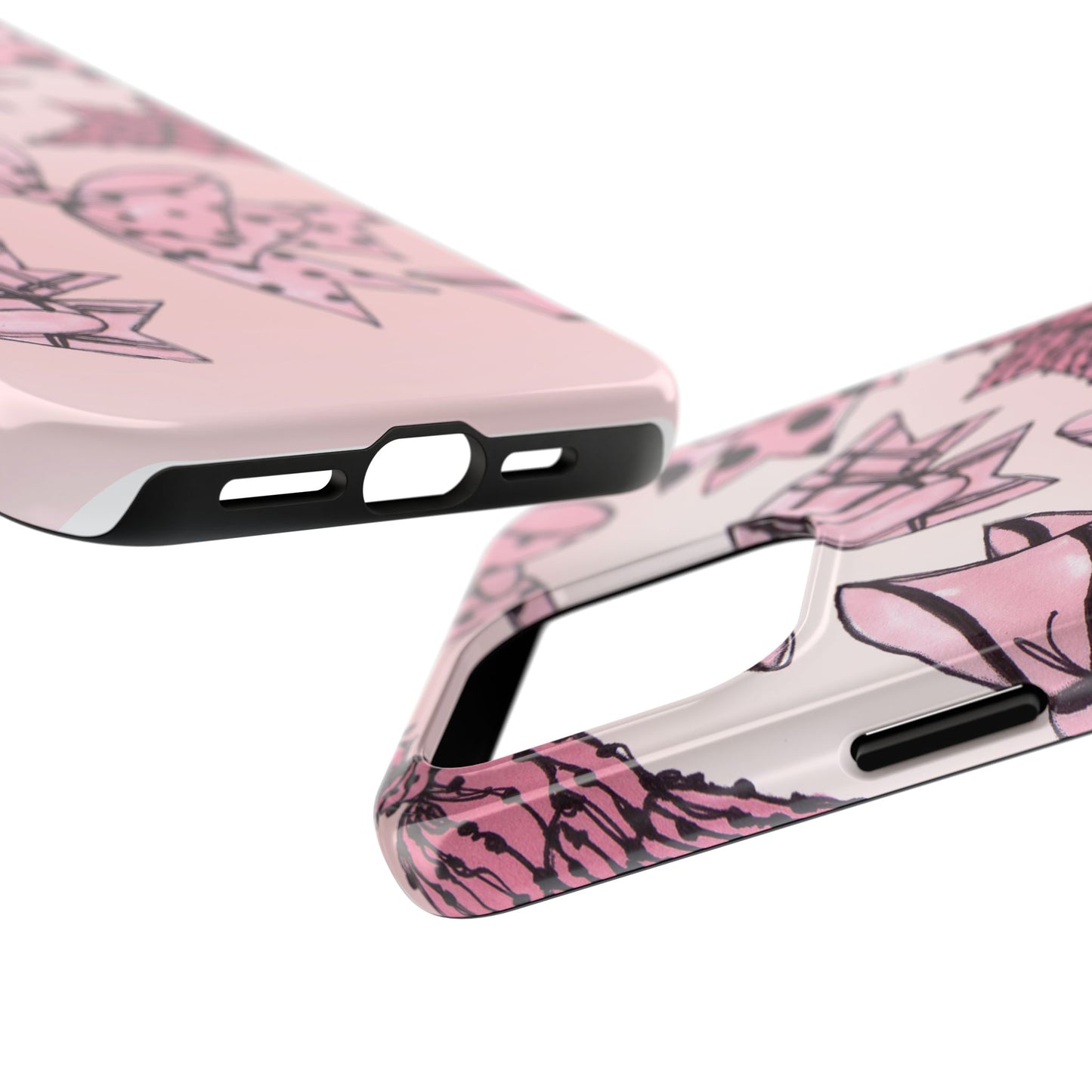 Cat Bows Pink Phone Case