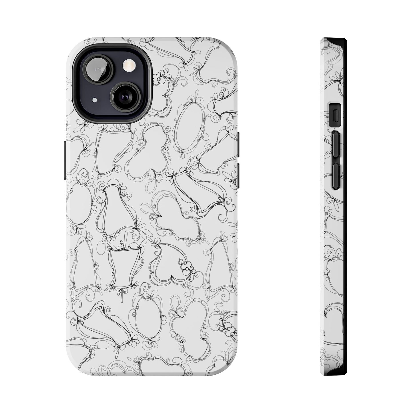 Frames White / Black Phone Case