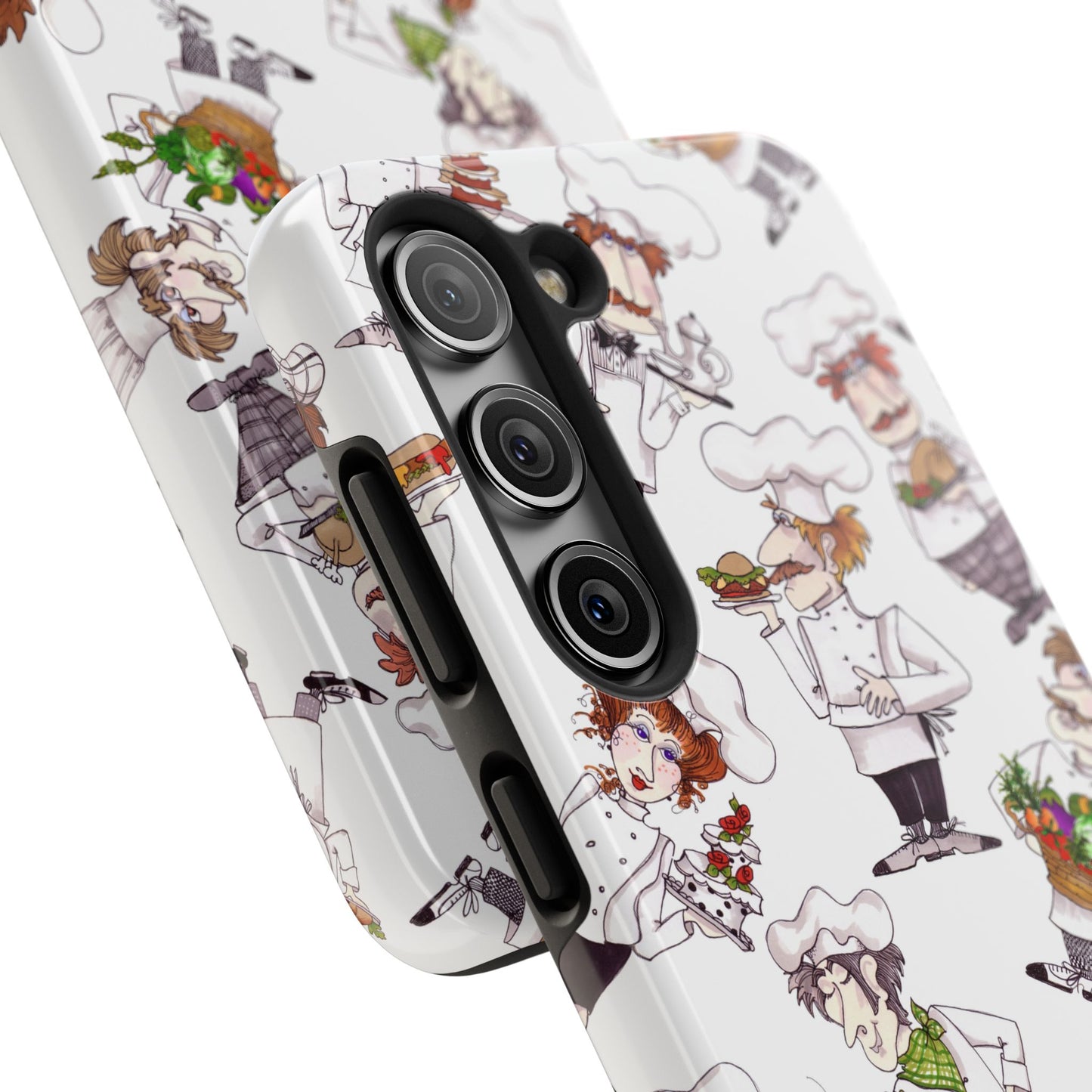 Tossed Chefs White Phone Case