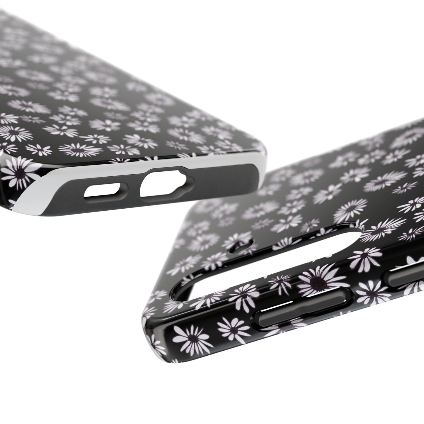 Random Daisy Black / White Phone Case