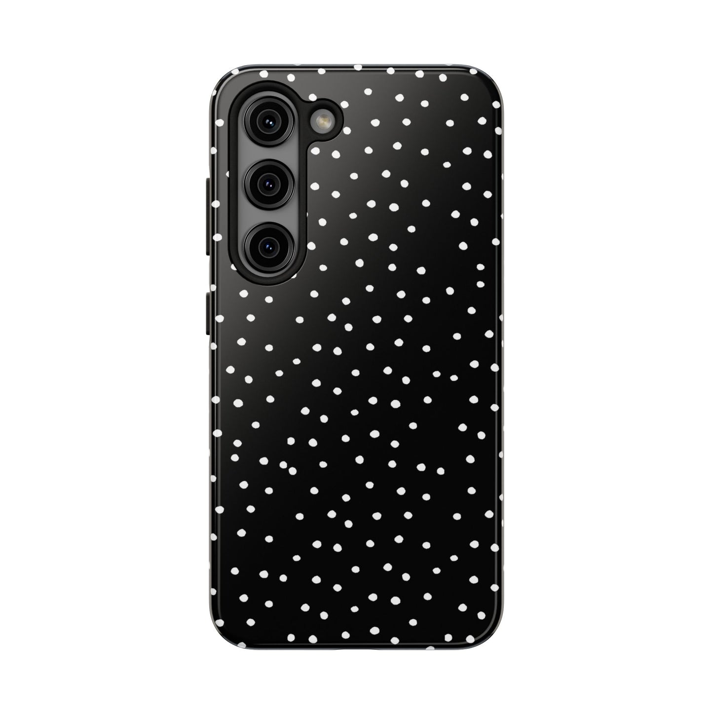 Dinky Dots Black / White Phone Case