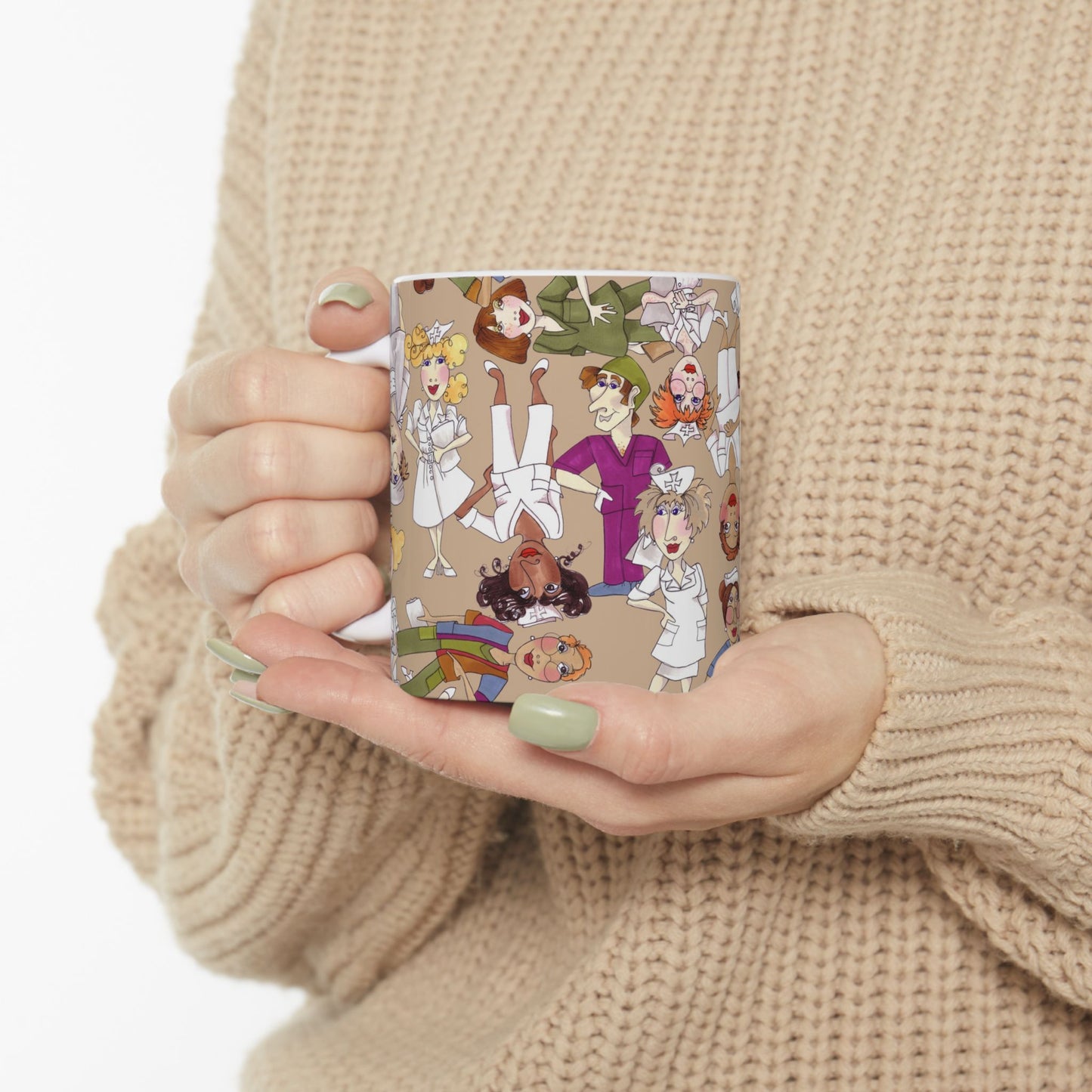 Diverse Nurse Khaki Cup