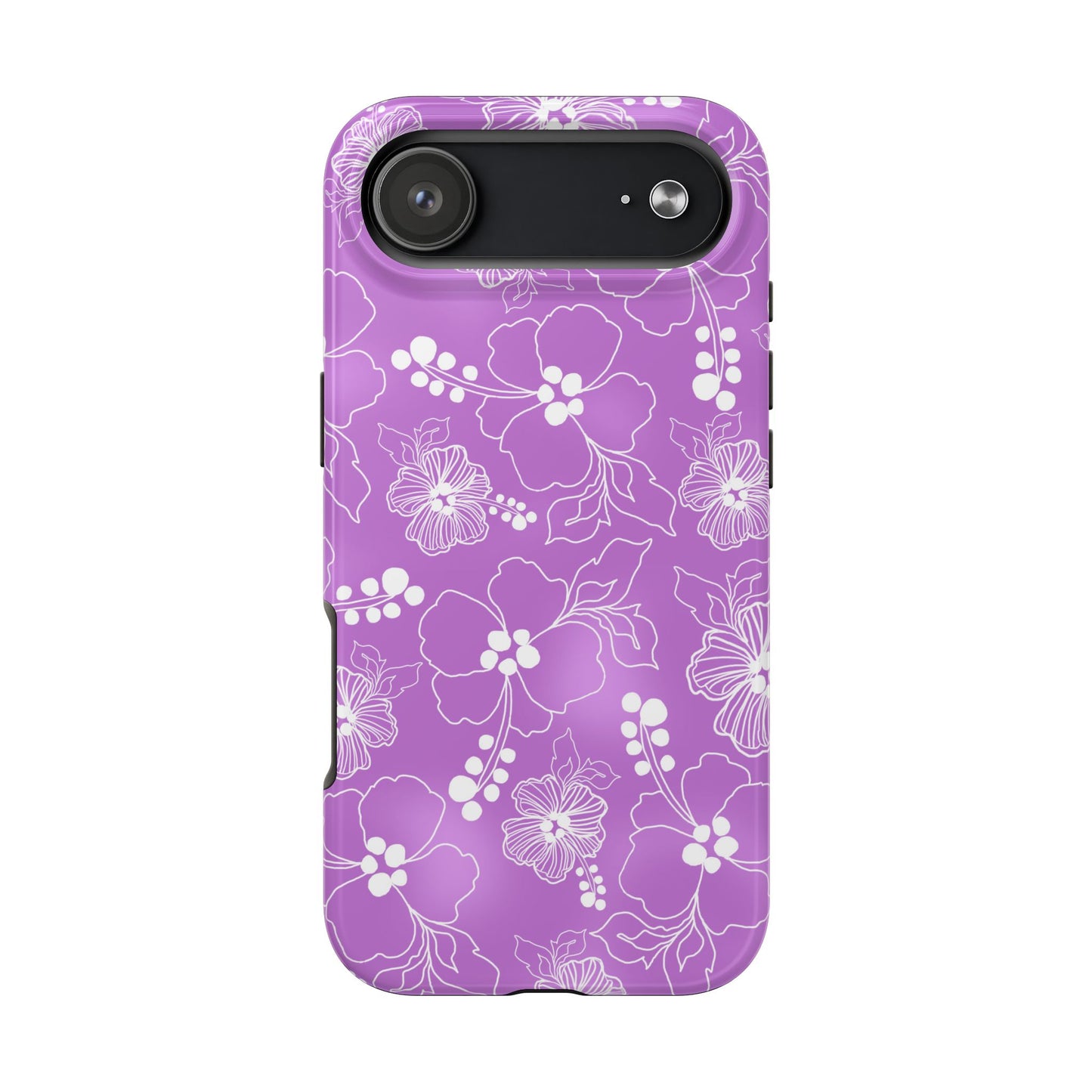 Lacey Hibiscus Orchid Phone Case