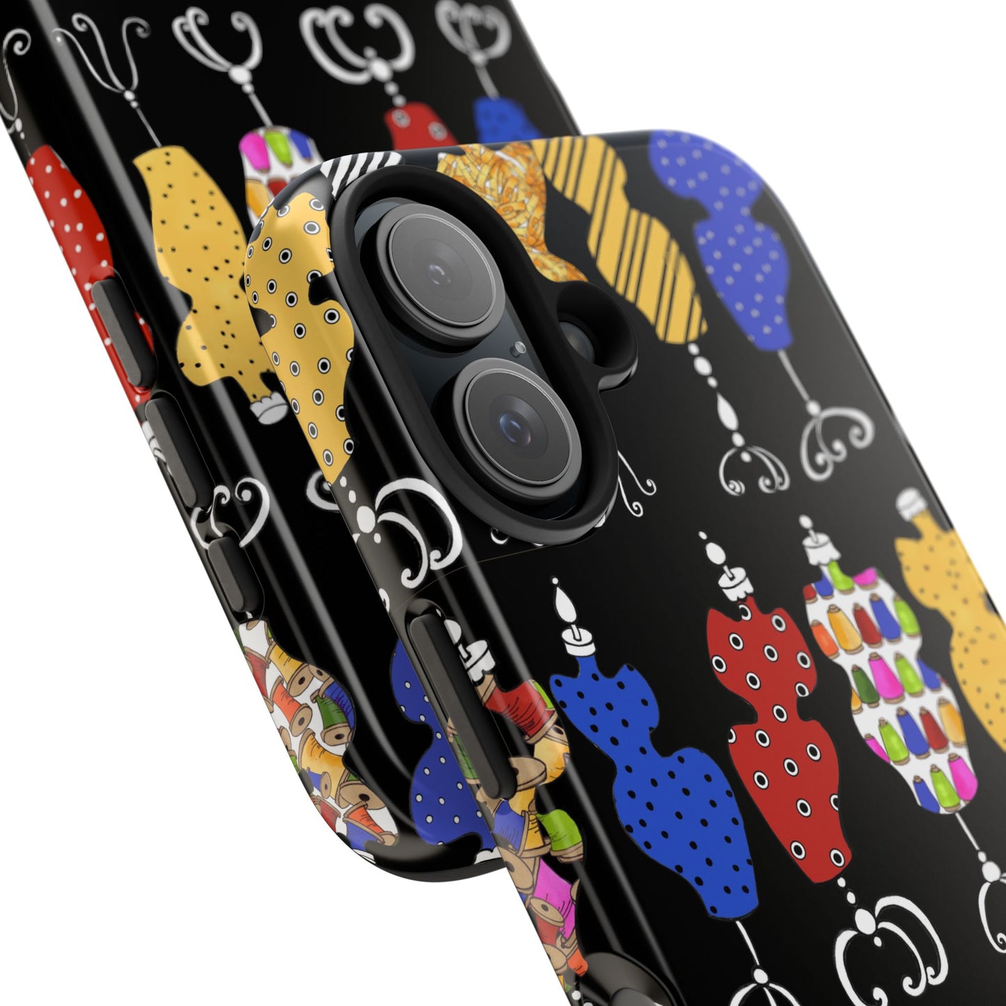 Go Figure Black / Multi Phone Case