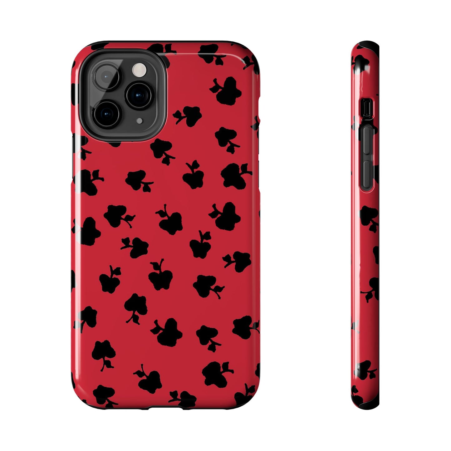 Happy Apples Red / Black Phone Case