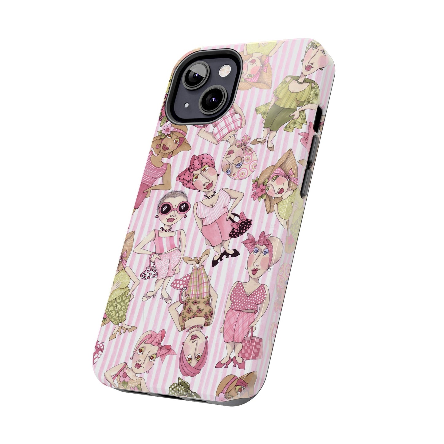 Tossed Ladies Pink Phone Case