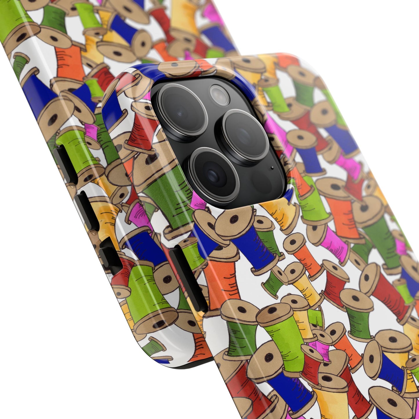 Spoolopoly White Phone Case