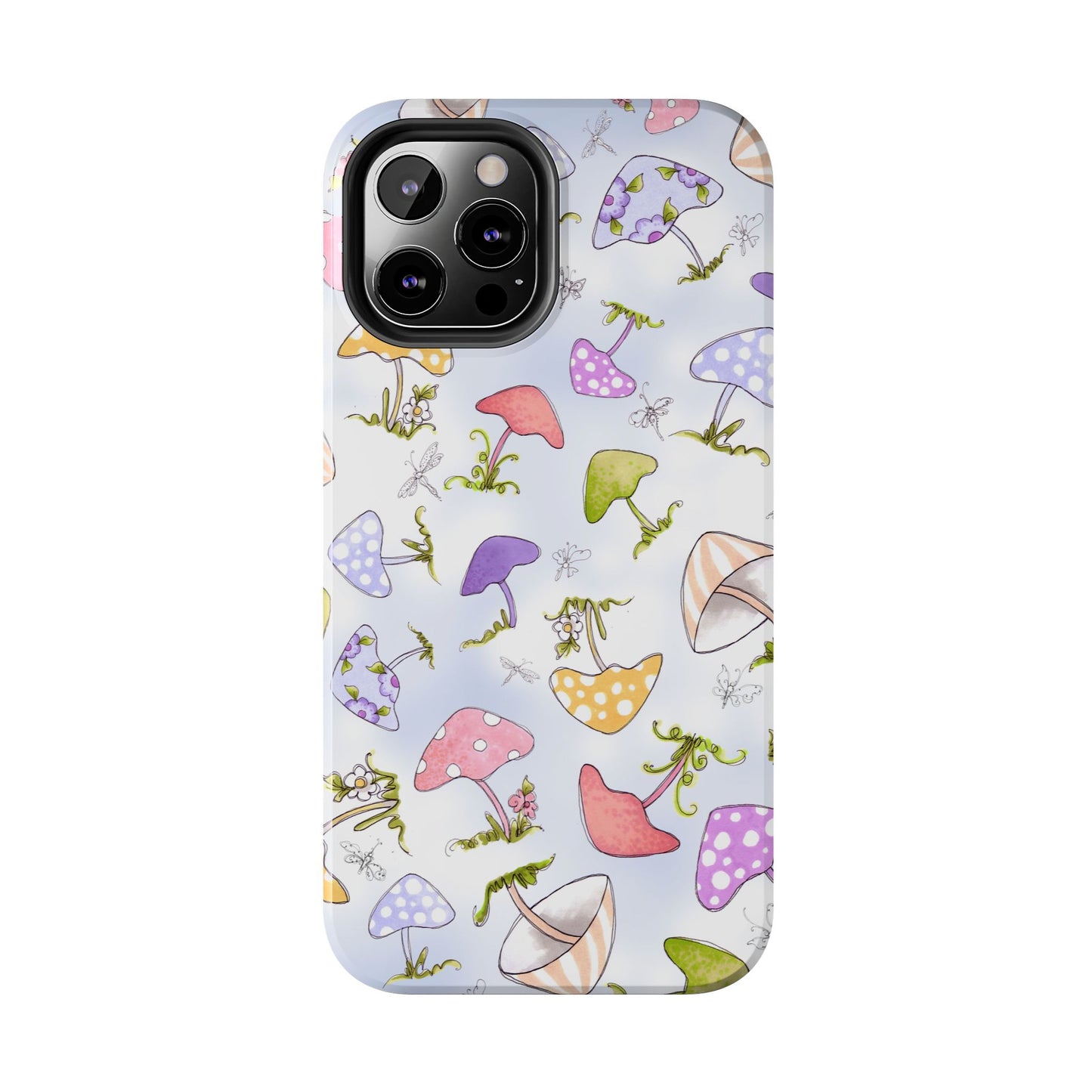 Mushroom Toss Blue Phone Case