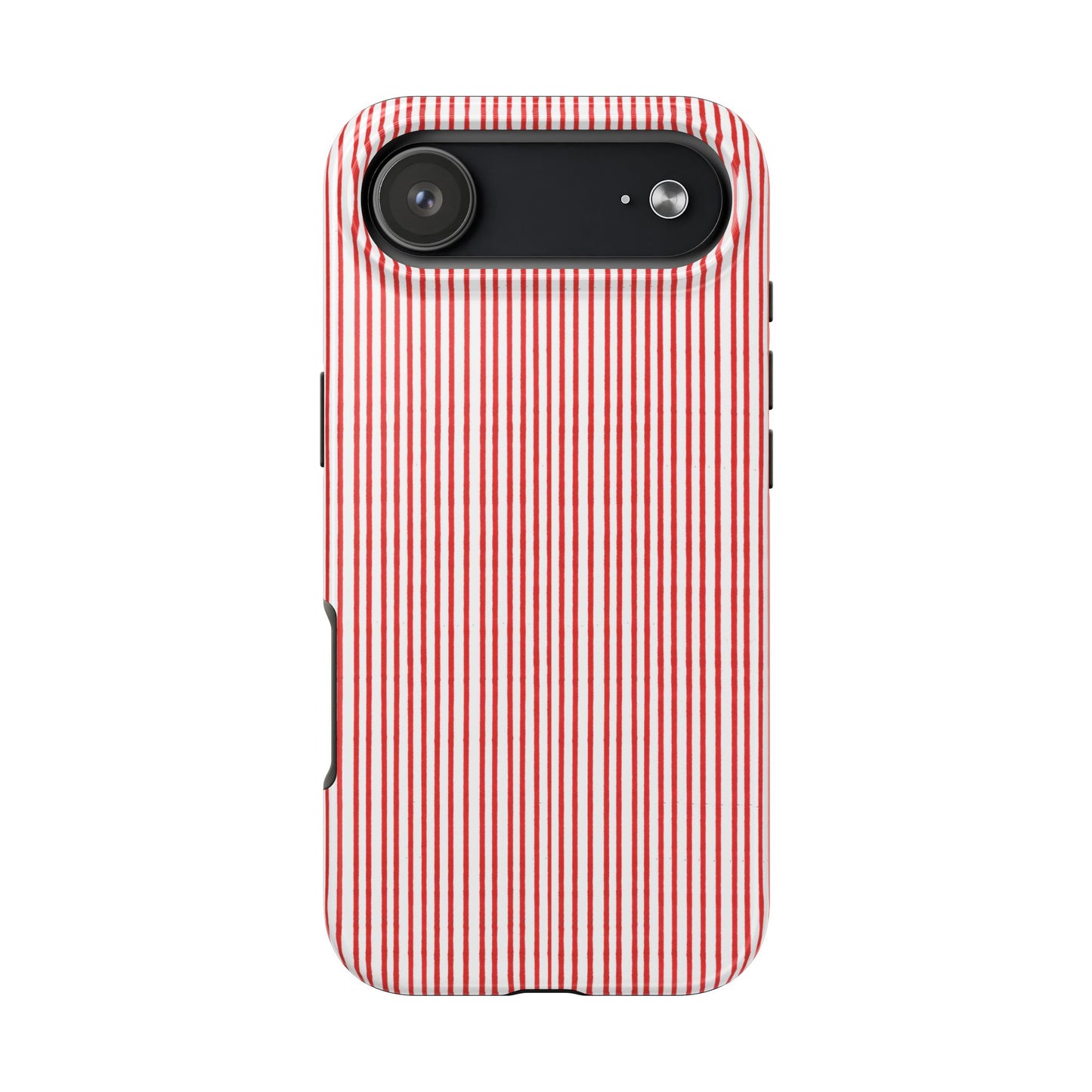 Stripe White / Red Phone Case