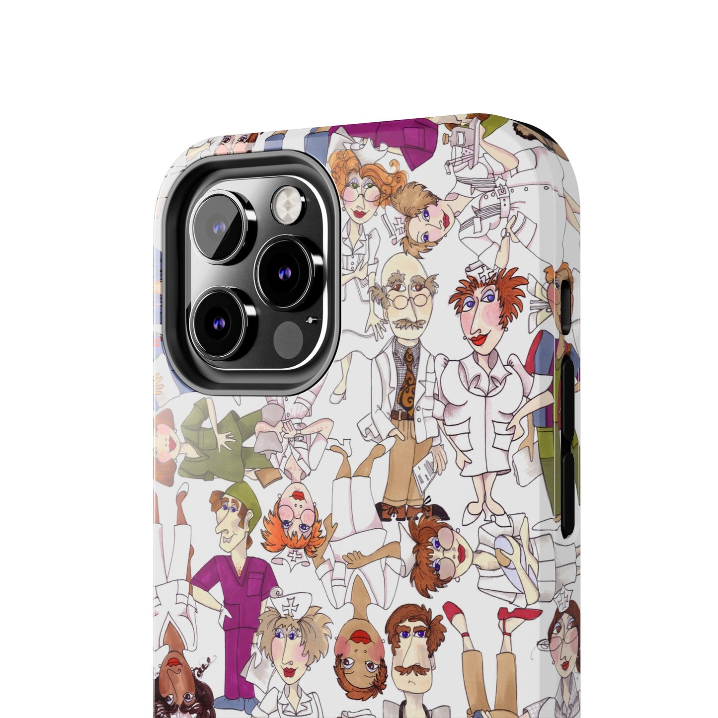 Diverse Nurse White Phone Case