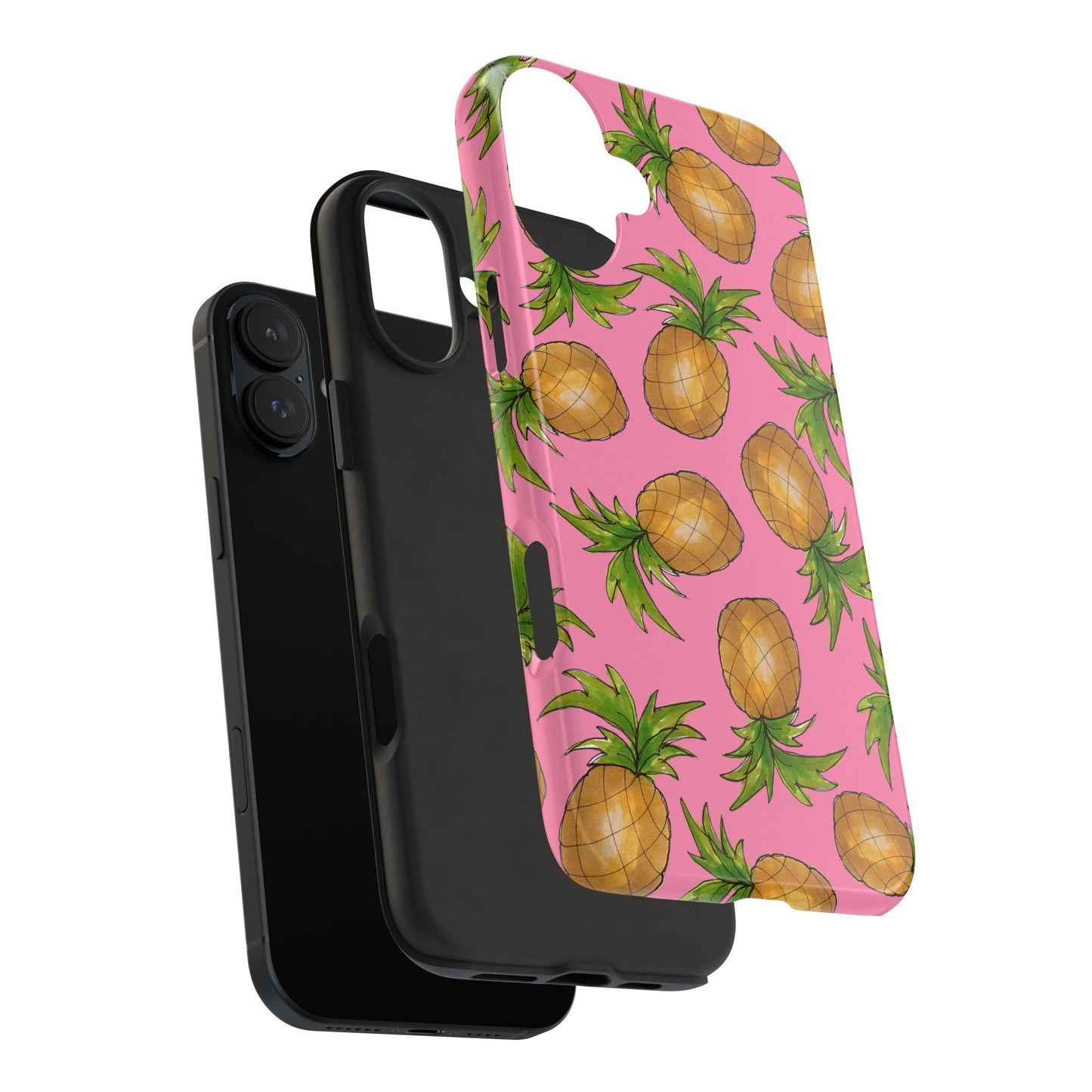 Pineapple Toss Pink Phone Case