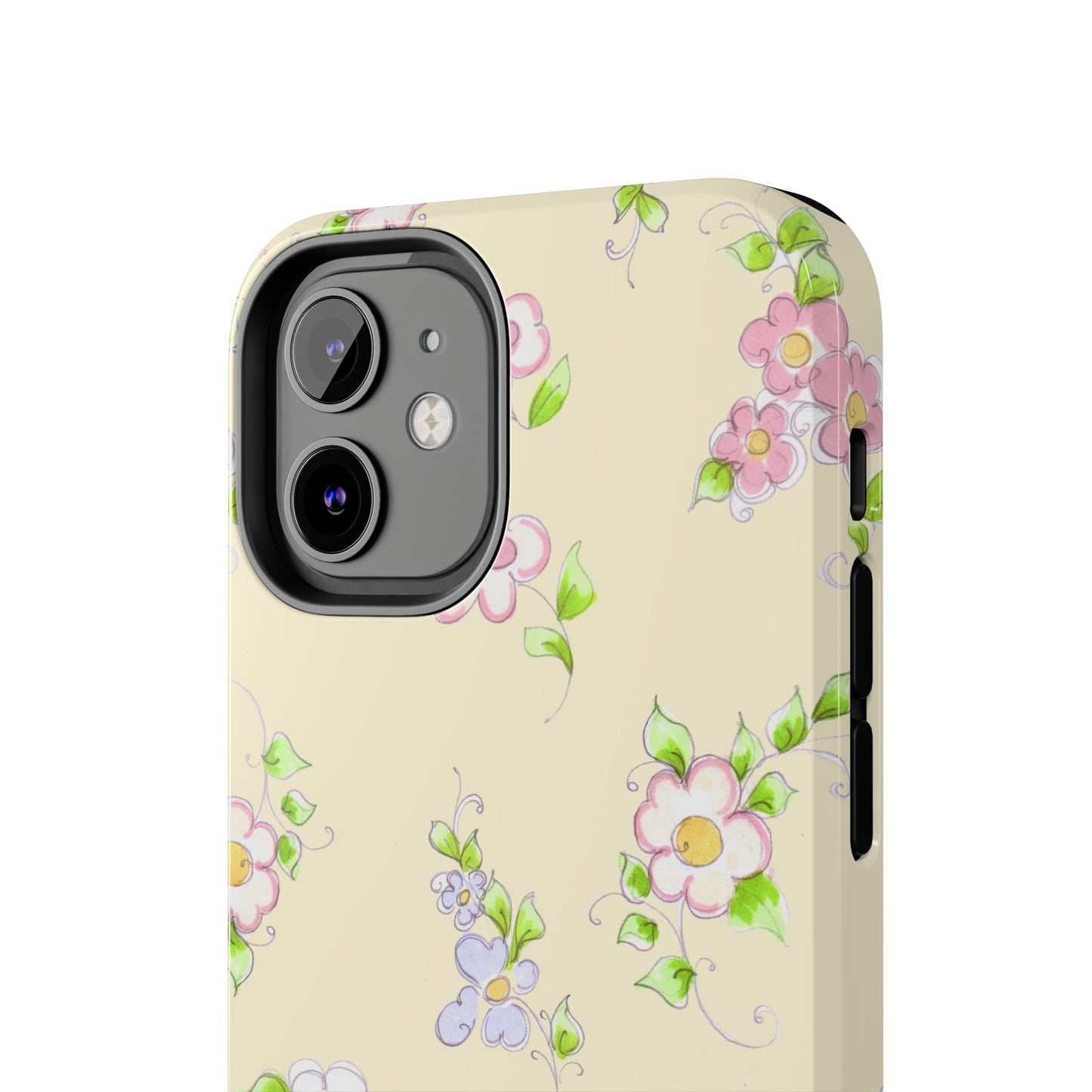 Precious Posies Yellow Phone Case