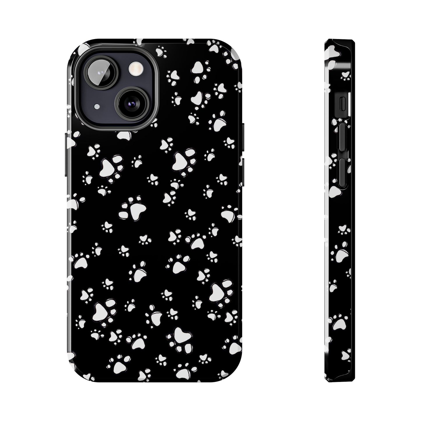 Paw Flakes Black Phone Case