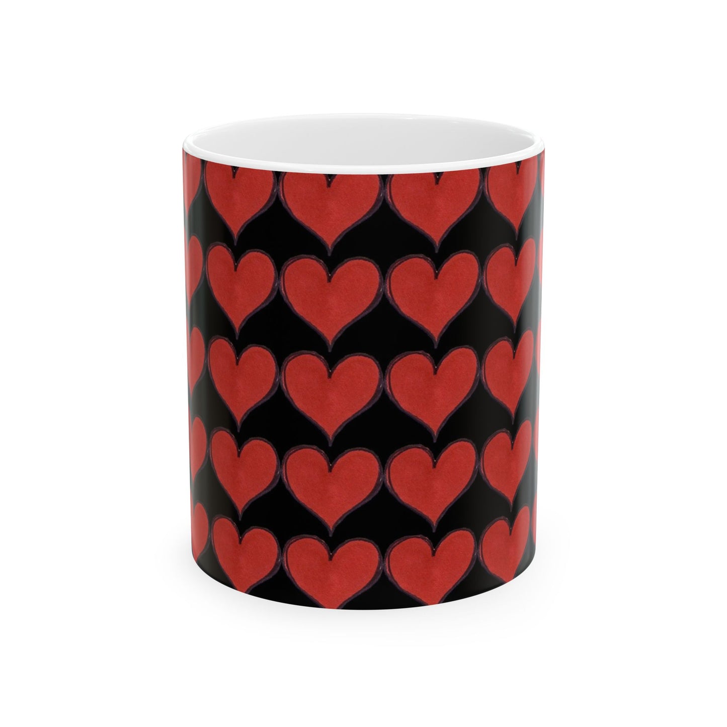 Heartbeats Black Cup