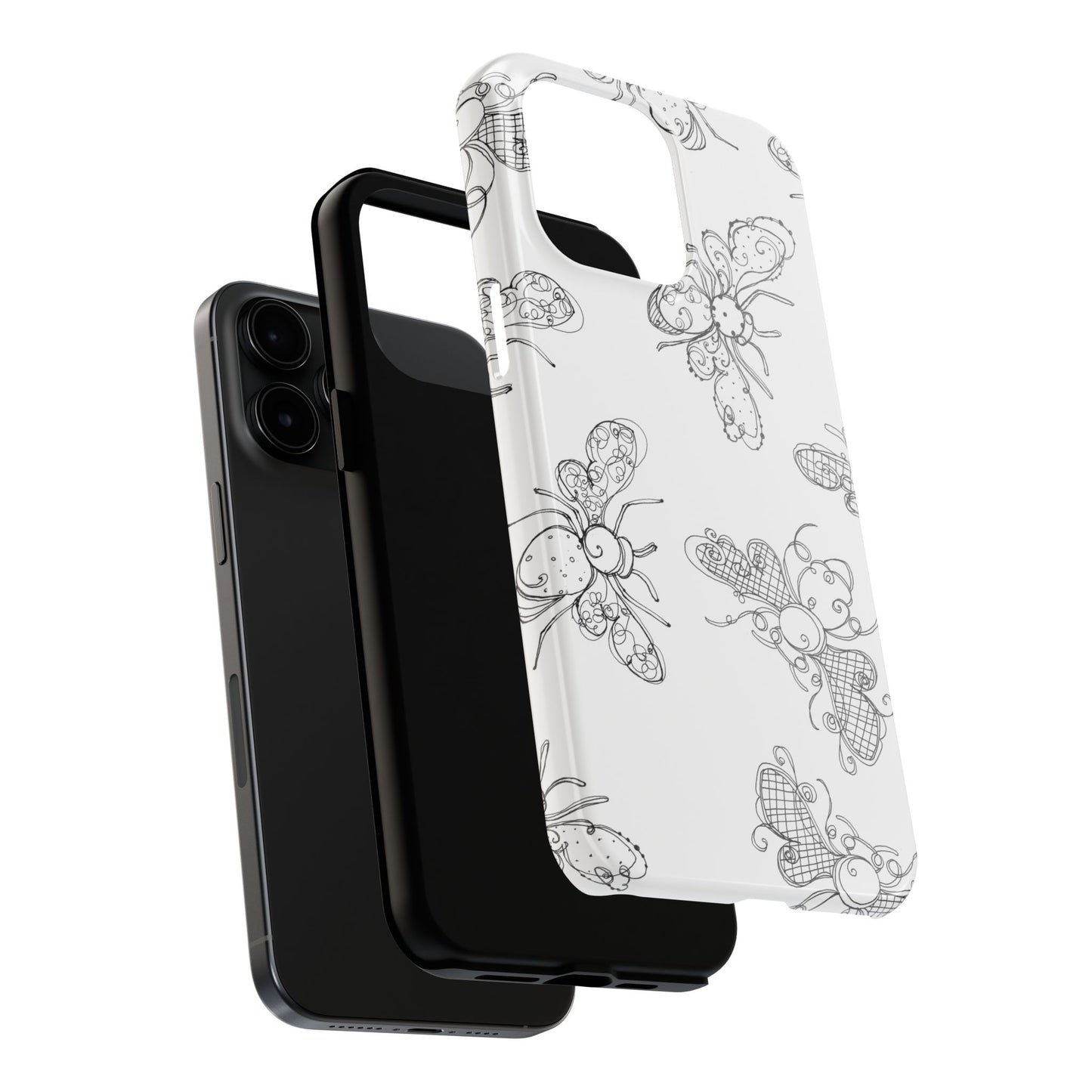 Busy Bees White Phone Case