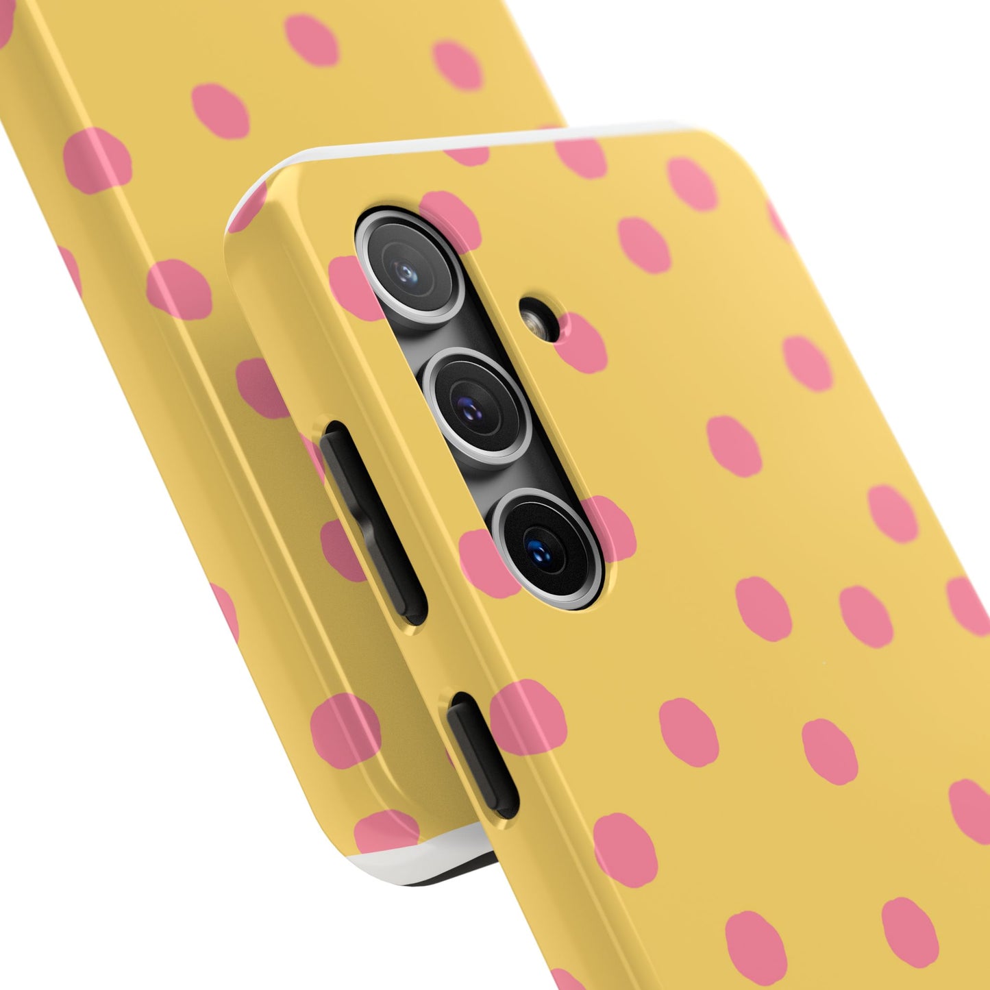 Jumbo Dots Yellow / Pink Phone Case