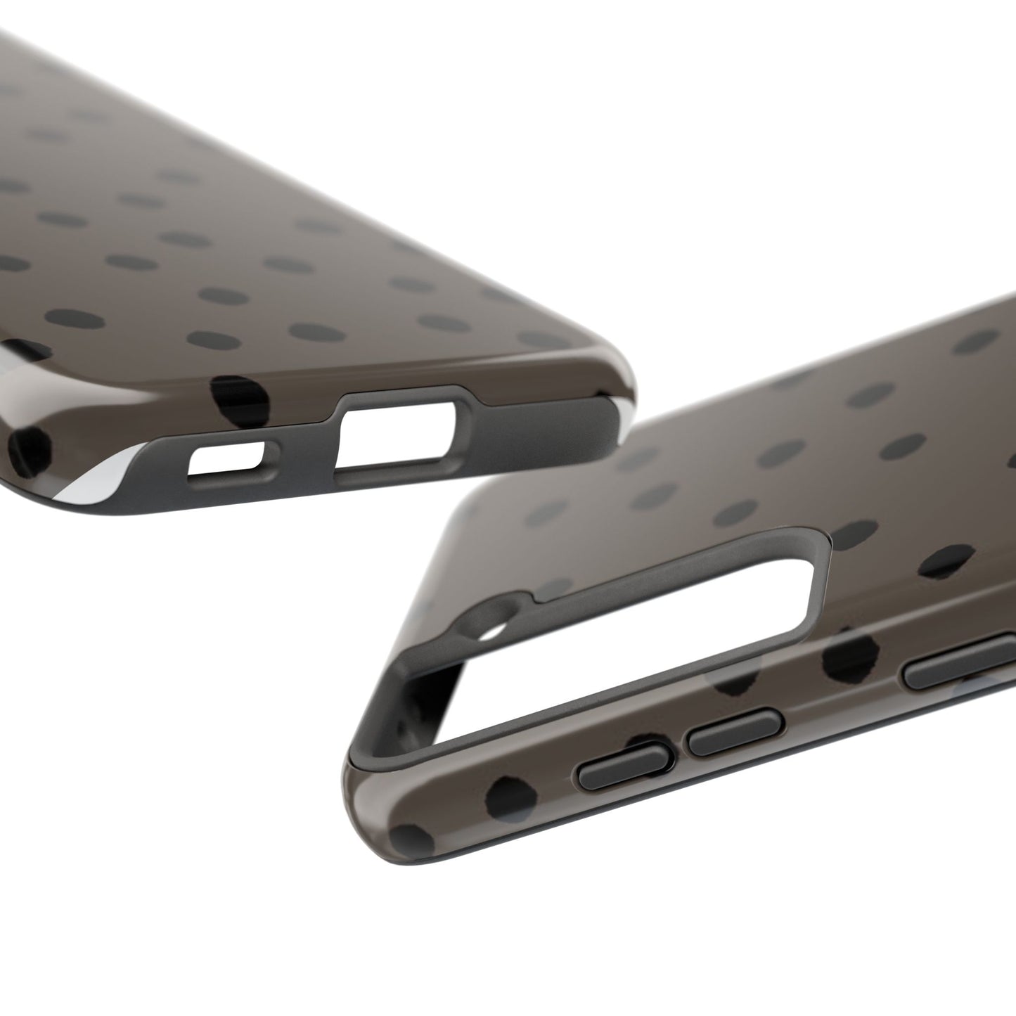 Dinky Dots Toast / Black Phone Case