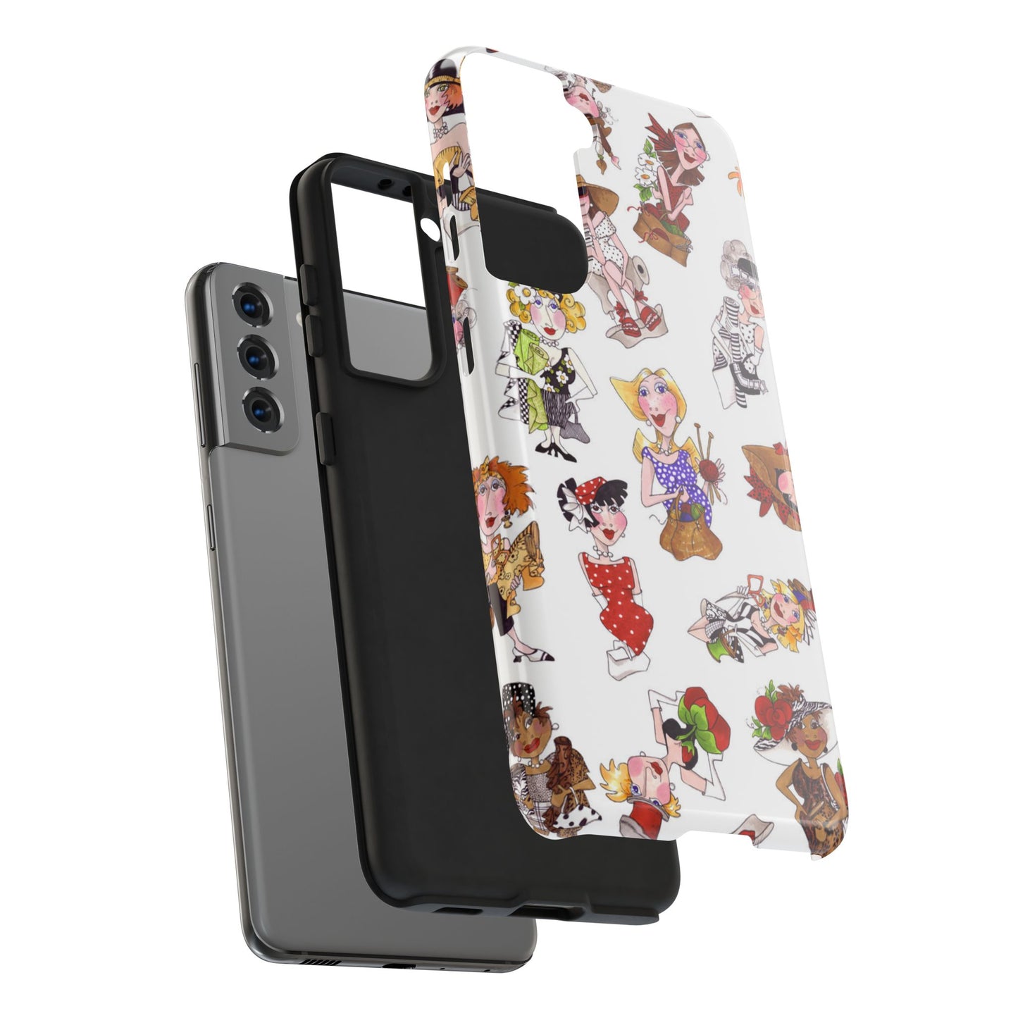 Creative Toss White Phone Case