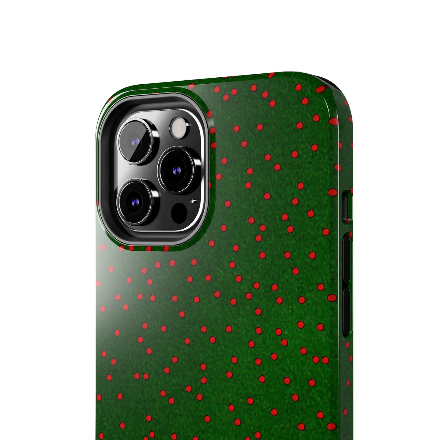 Happy Dots Green / Red Phone Case