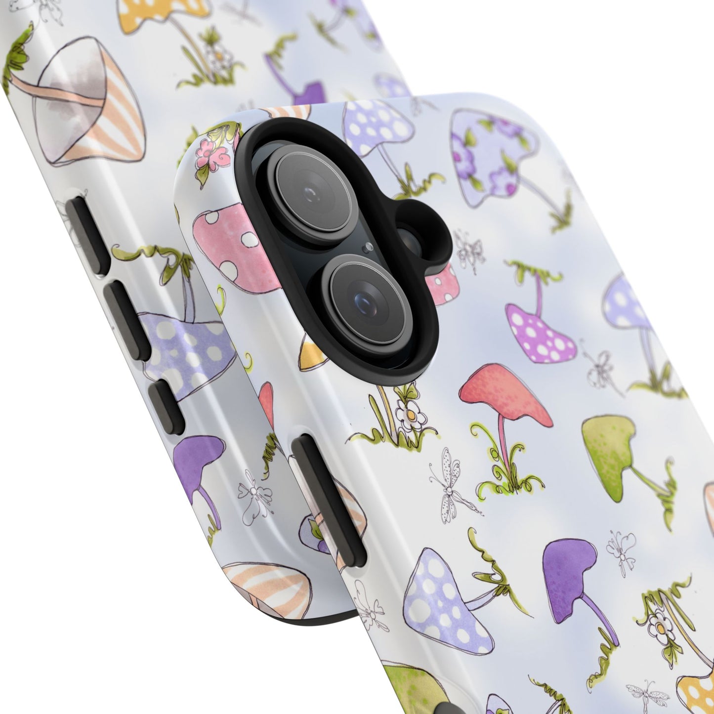 Mushroom Toss Blue Phone Case