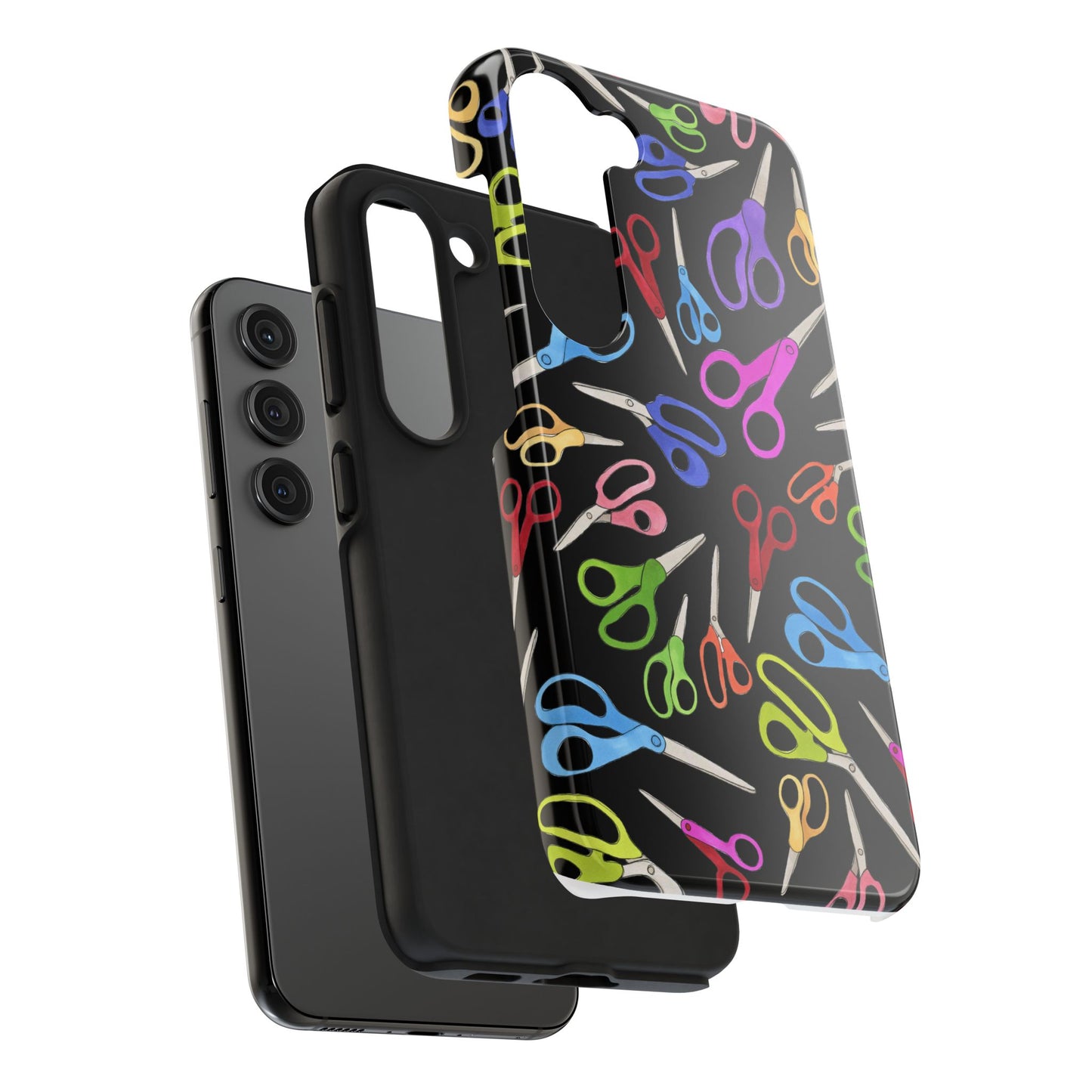 Shear Fun Black Phone Case