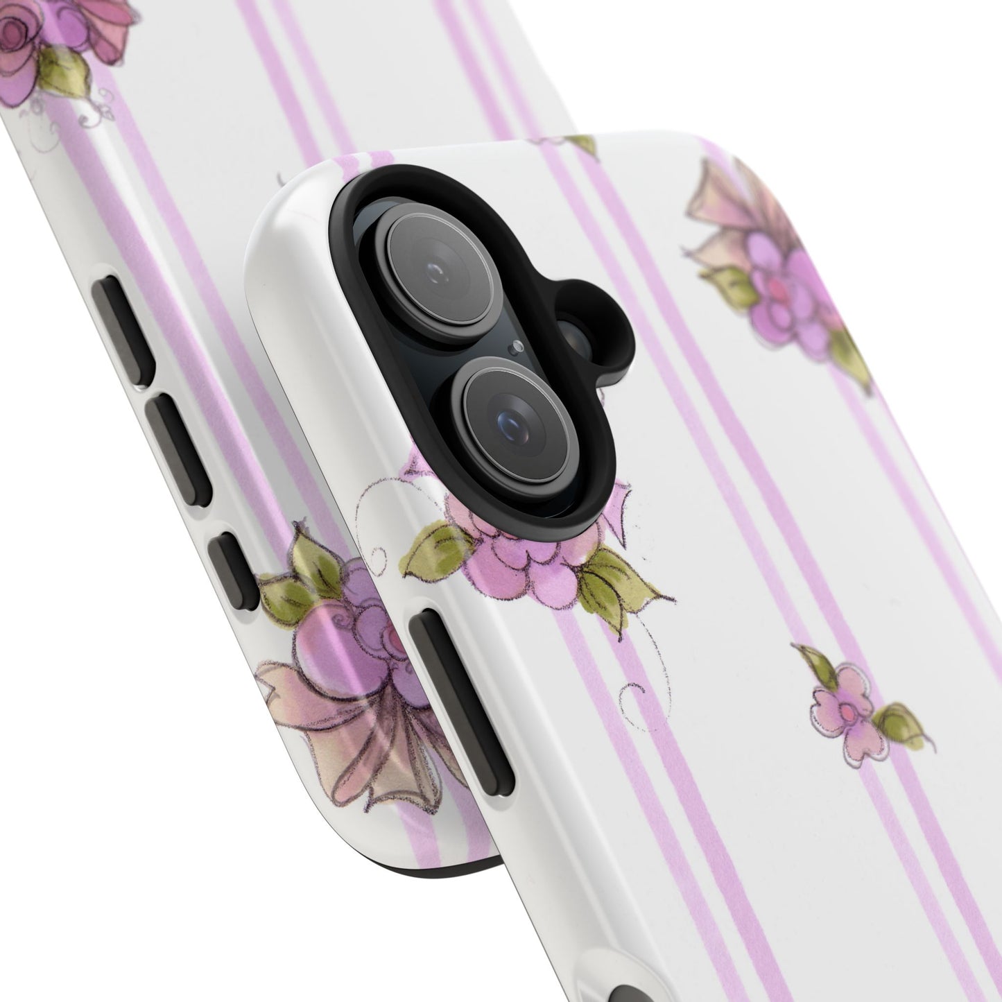 Flower Model Flower Stripe Phone Case