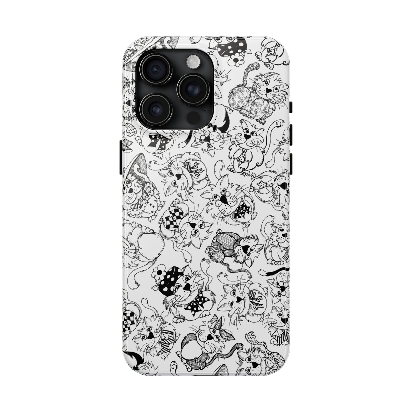 So Kitties Tossed White Phone Case