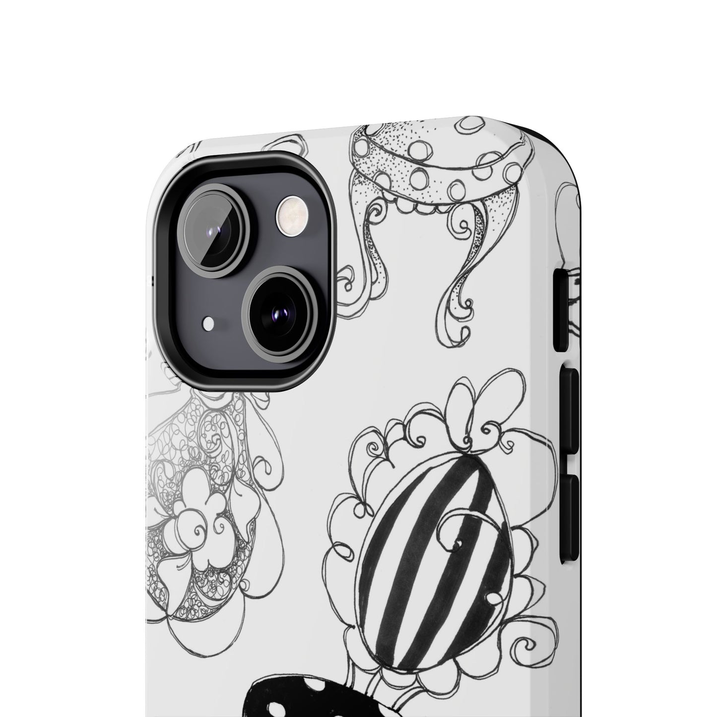 Bistro Chairs White Phone Case