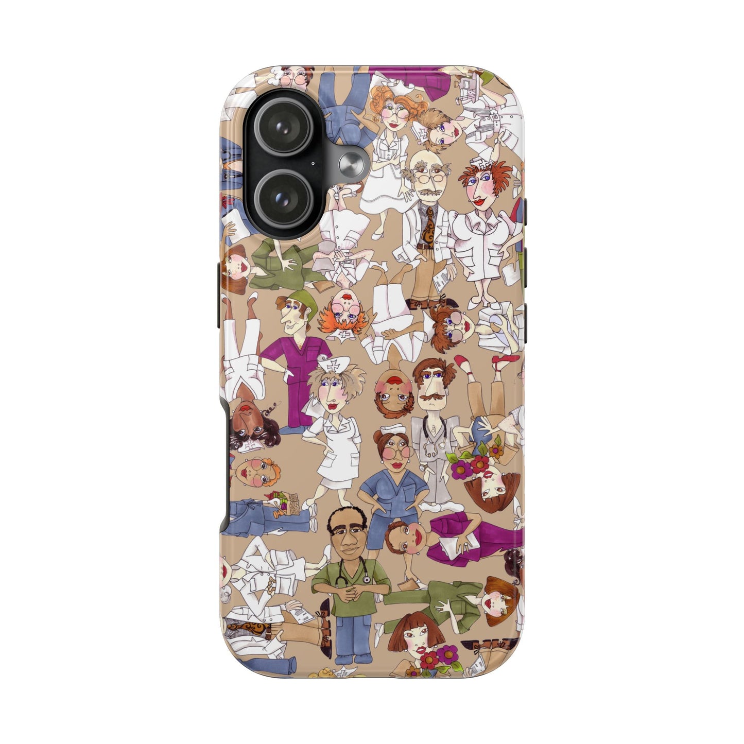 Diverse Nurse Khaki Phone Case