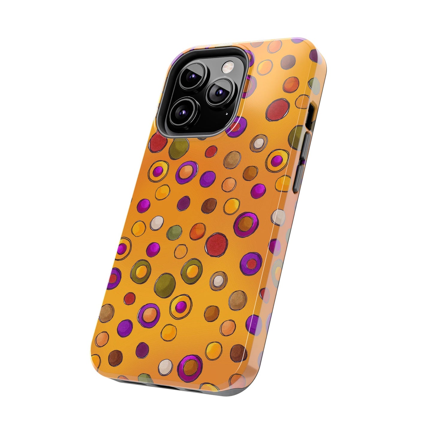Double Dot Yellow Phone Case